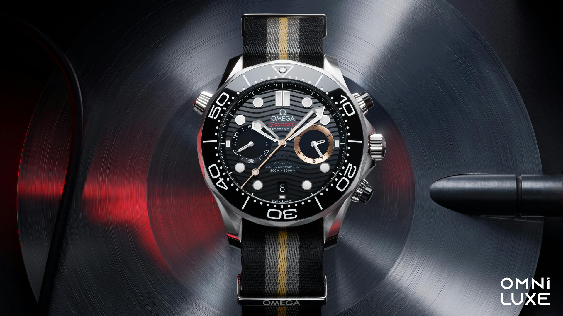 Omega Seamaster Diver 300M Chronograph 007 First Light