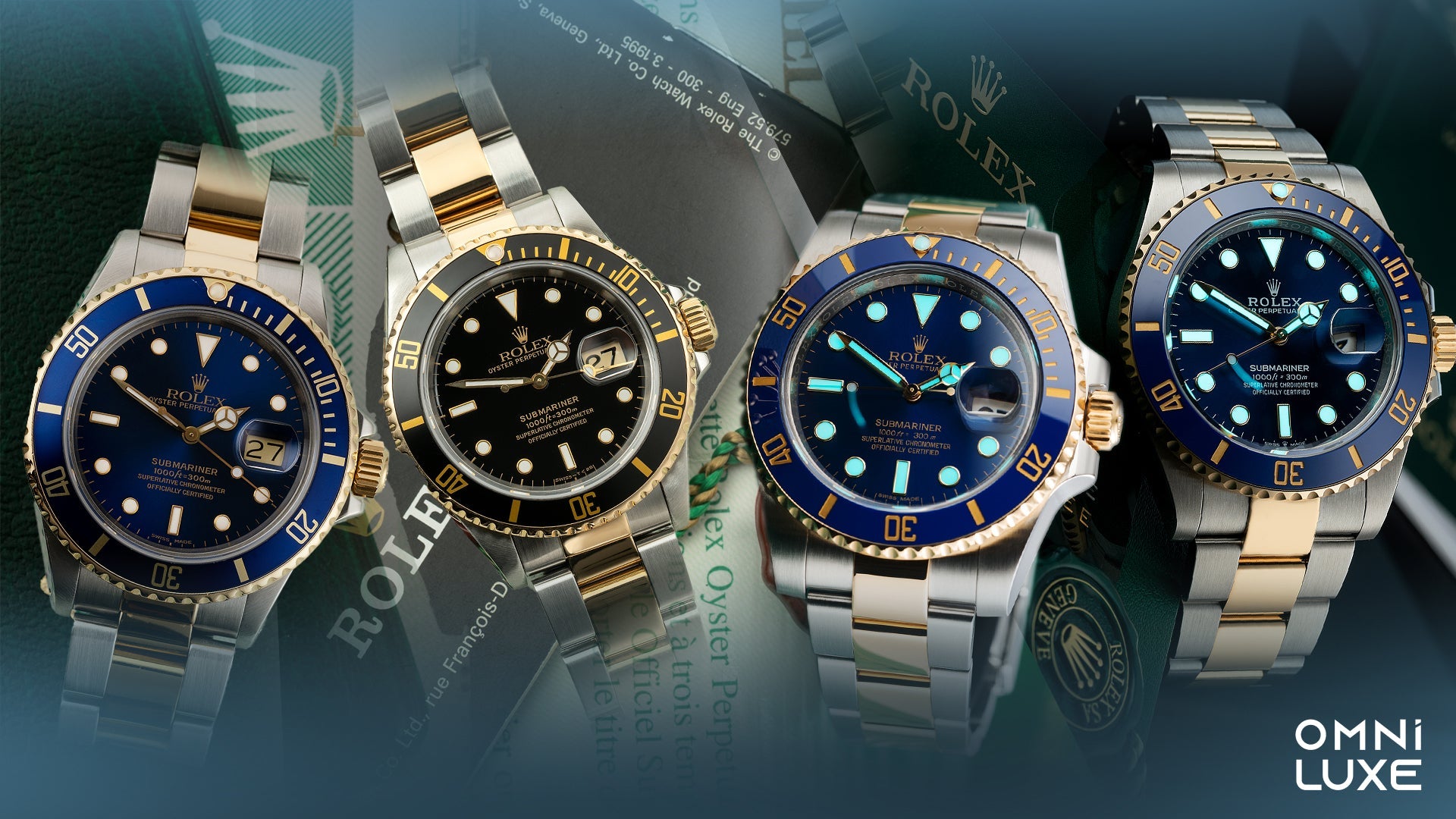 rolex submariner two tone