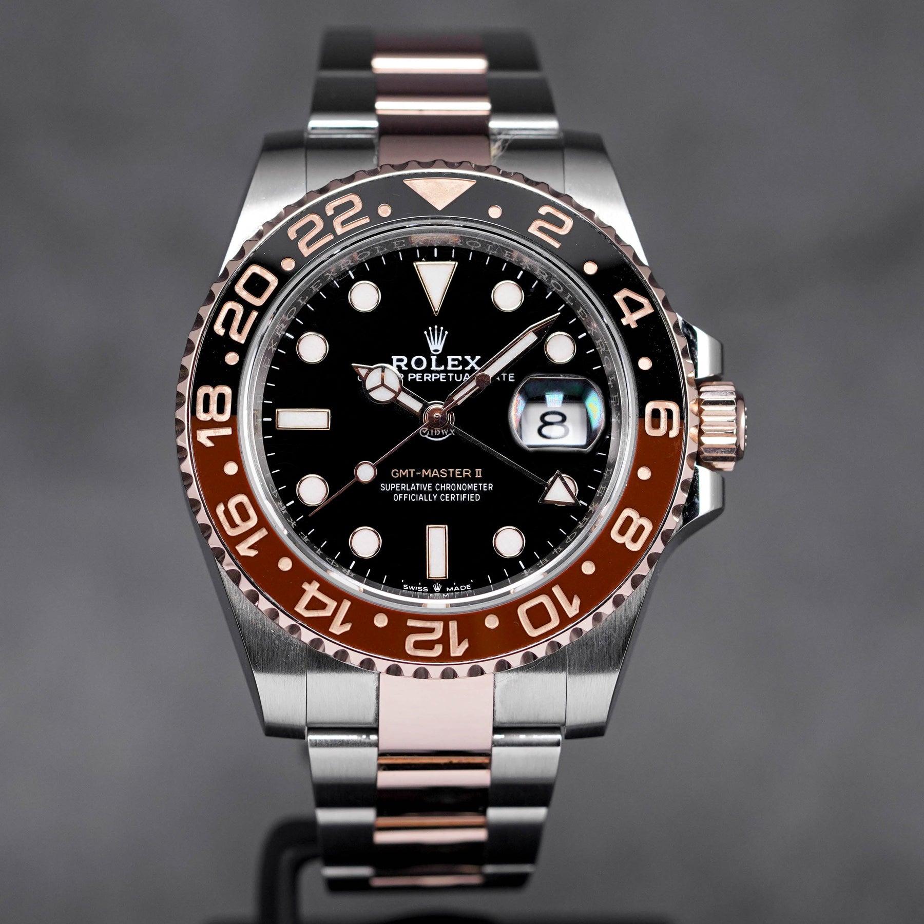 GMT MASTER-II TWOTONE ROSEGOLD ROOTBEER (2019)