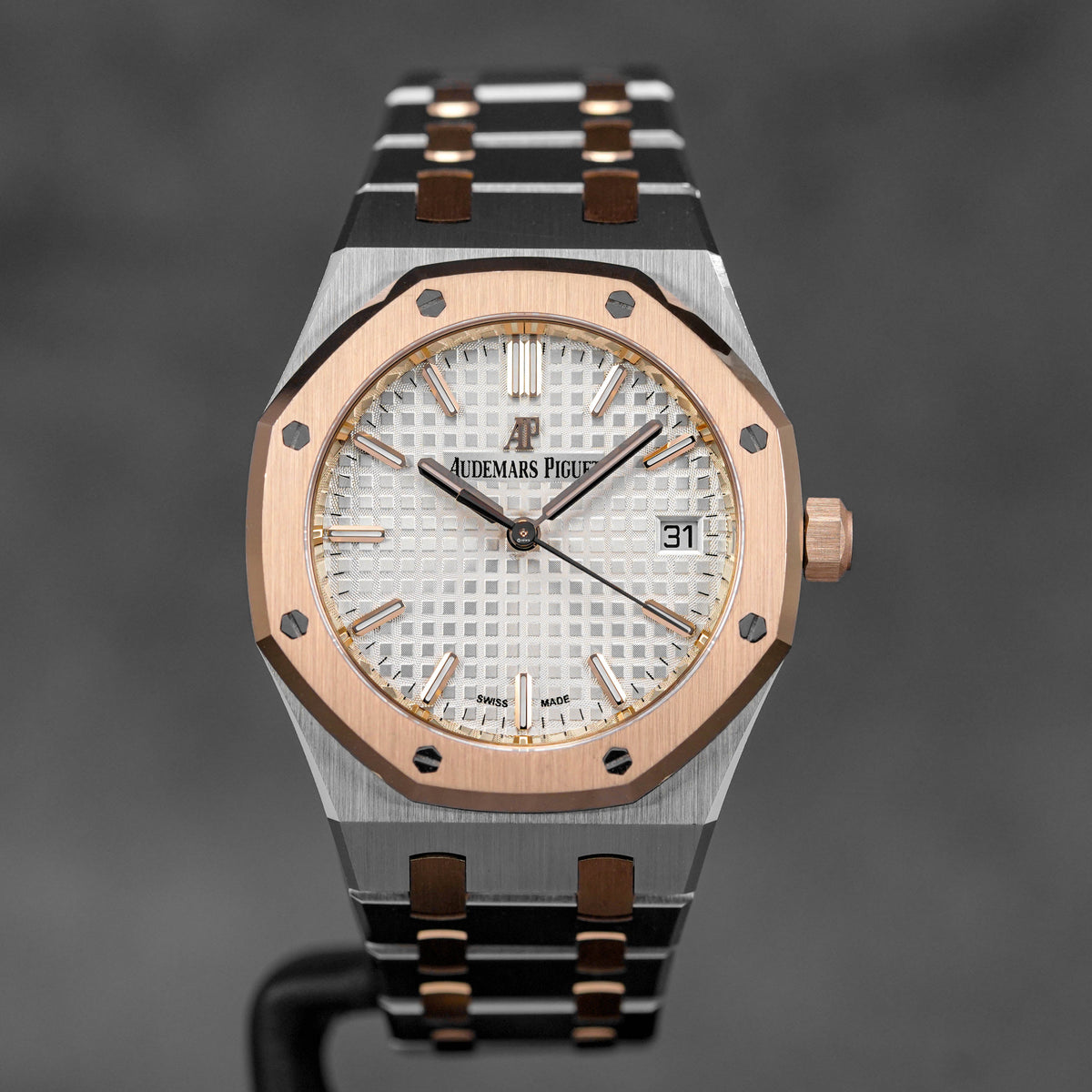 Harga AP Royal Oak 34 Rosegold Silver
