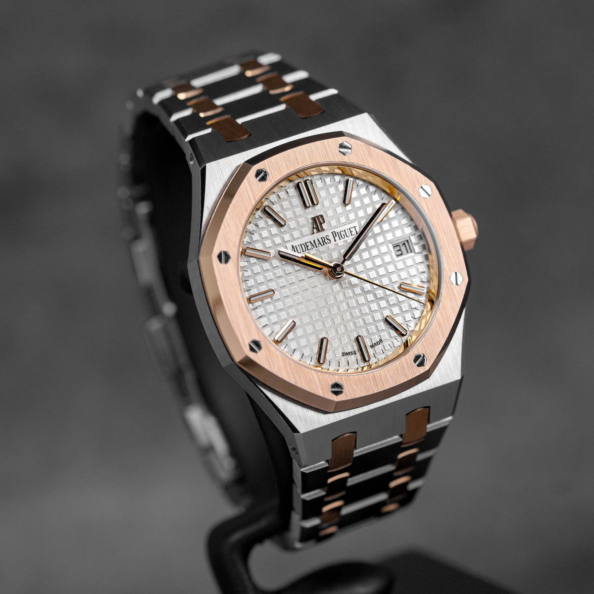 Harga AP Royal Oak 34 Rosegold Silver