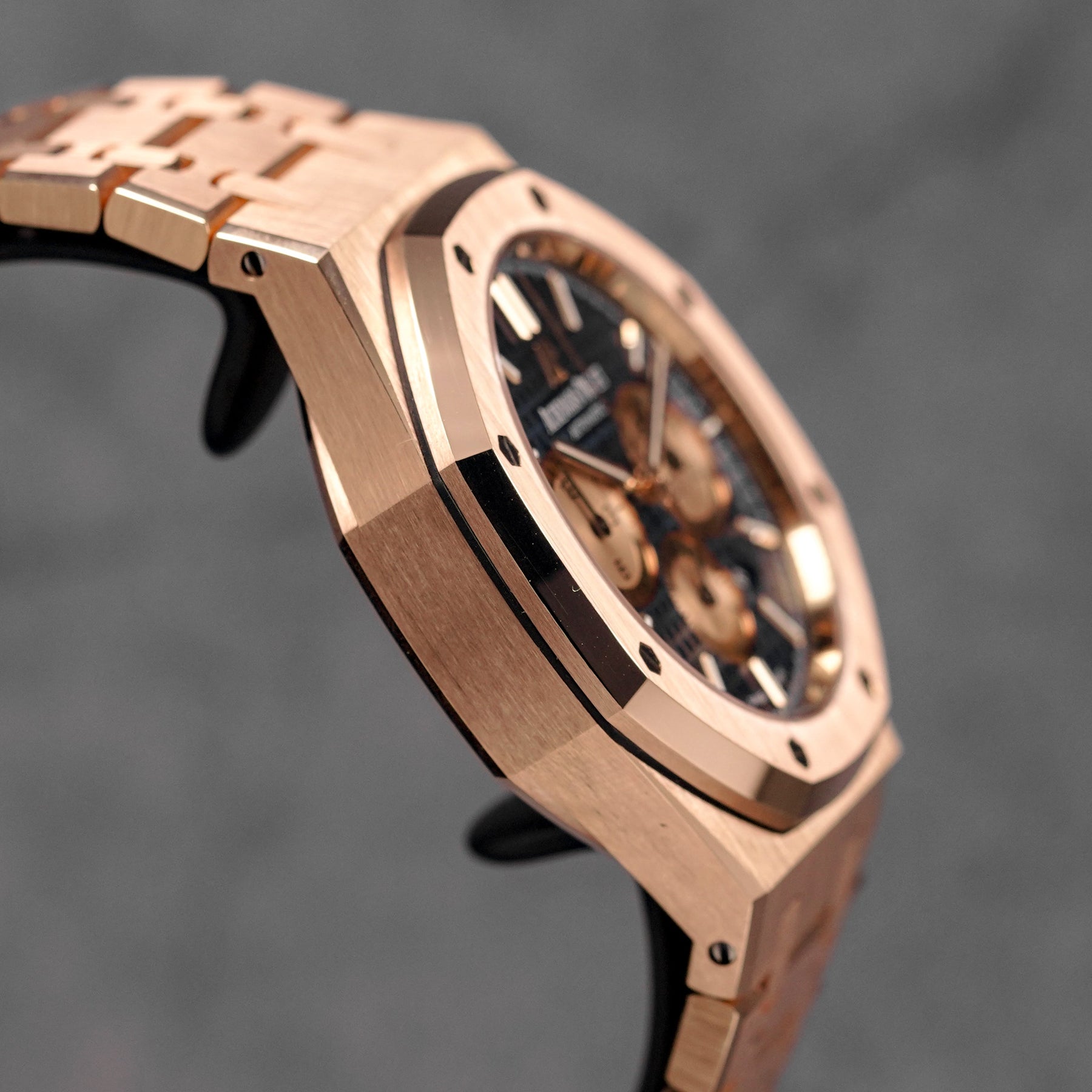 Harga AP Royal Oak Chrono Rosegold Blue