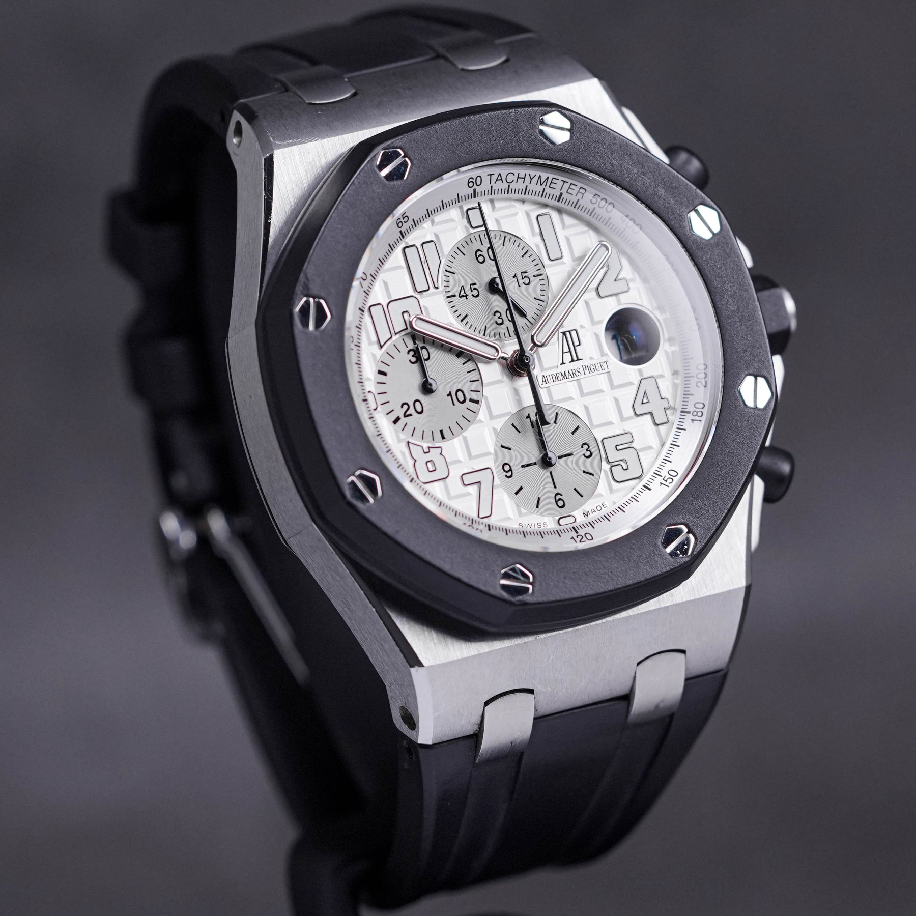 ROYAL OAK OFFSHORE CHRONOGRAPH 42MM RUBBERCLAD WHITE DIAL (2012)