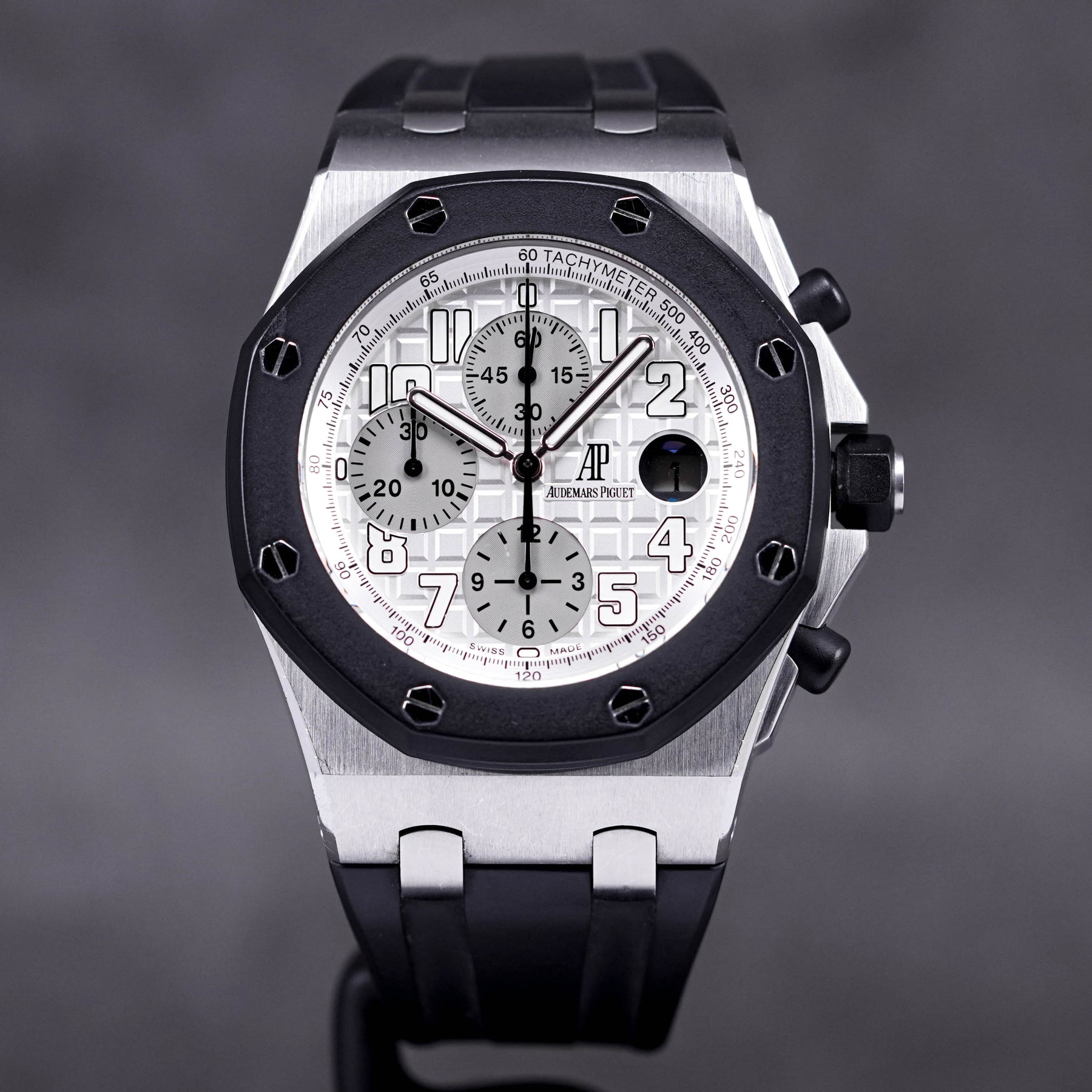 ROYAL OAK OFFSHORE CHRONOGRAPH 42MM RUBBERCLAD WHITE DIAL (2012)
