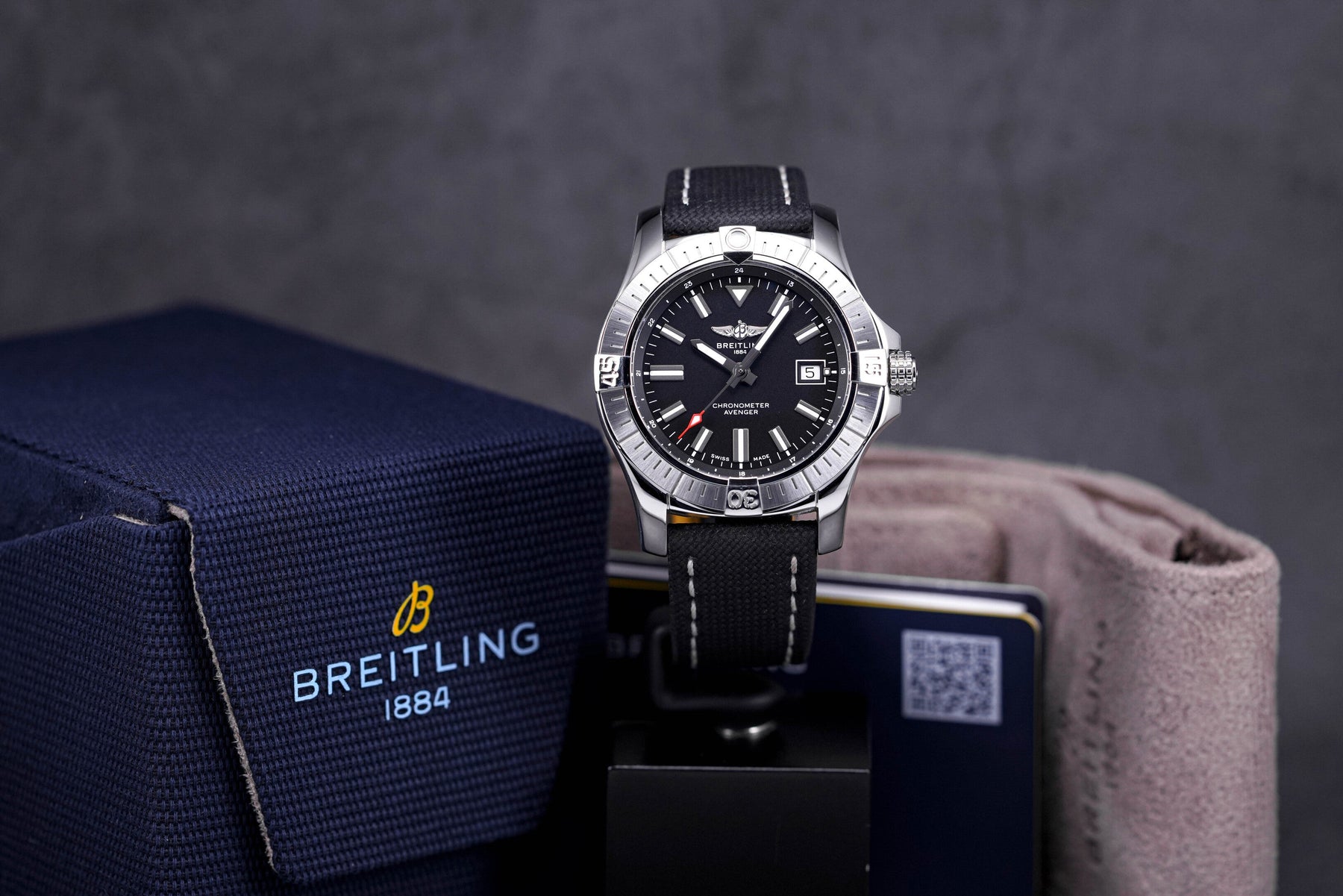 AVENGER AUTOMATIC 43MM STEEL BLACK DIAL (2022)