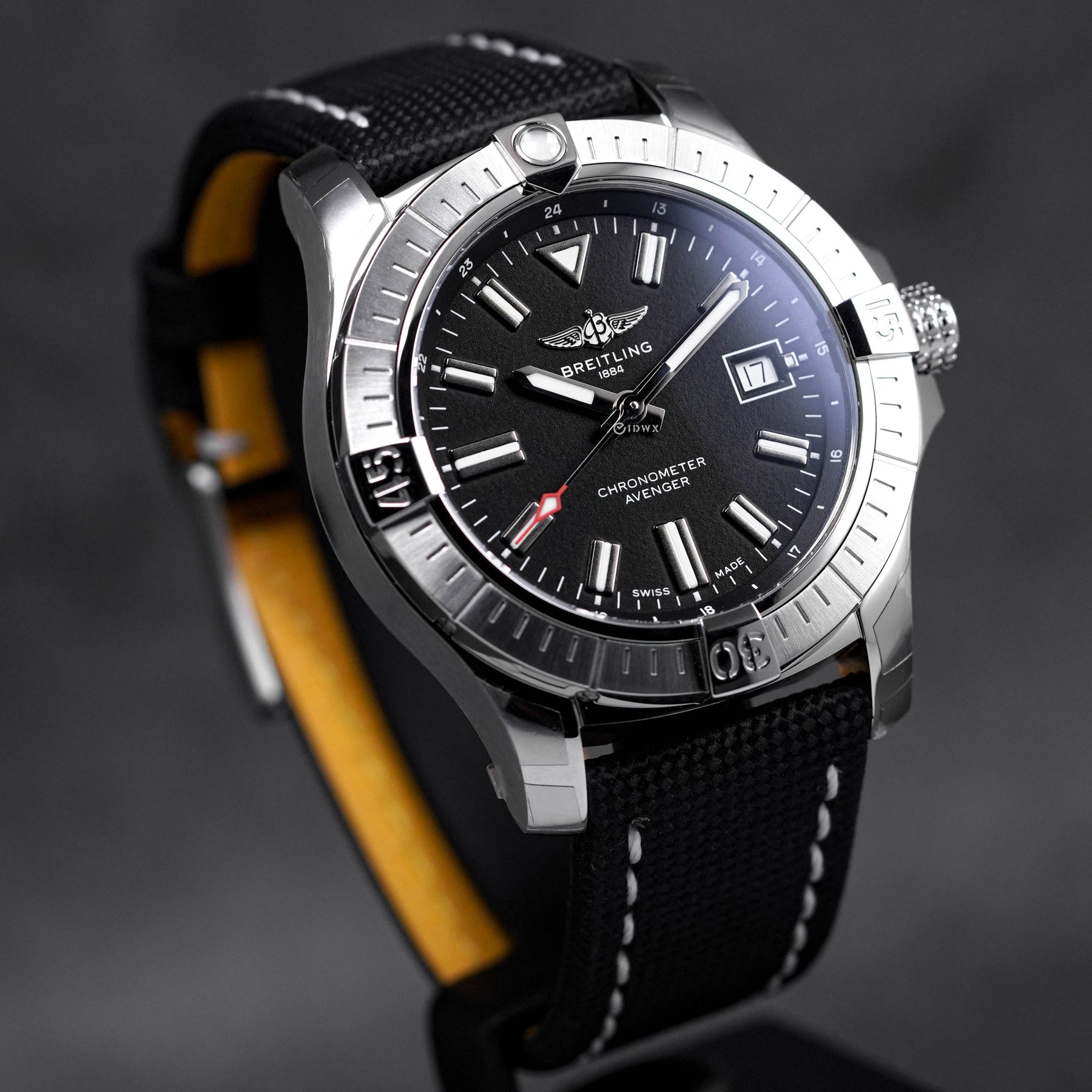 AVENGER AUTOMATIC 43MM STEEL BLACK DIAL (2023)