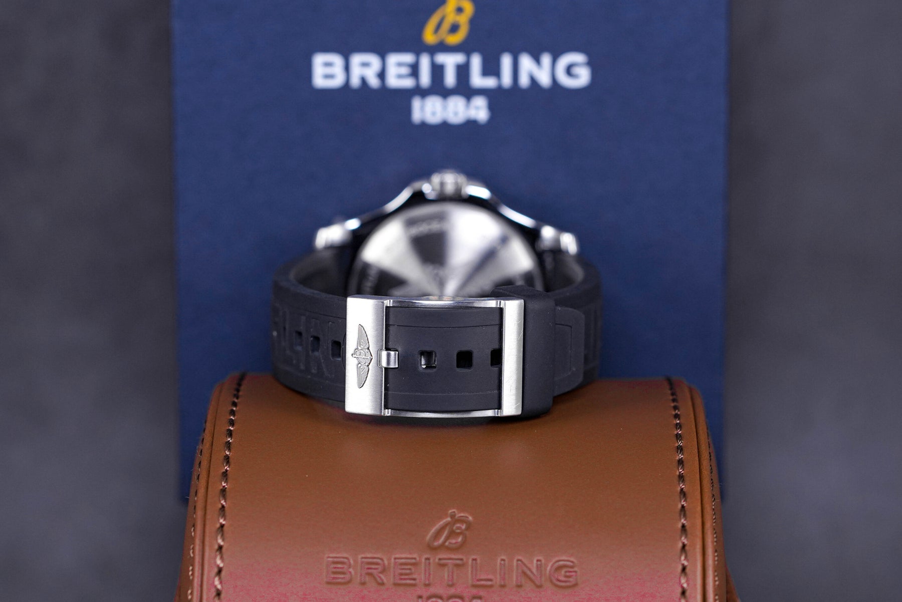 SUPEROCEAN 42MM BLACK DIAL RUBBER STRAP (2021)