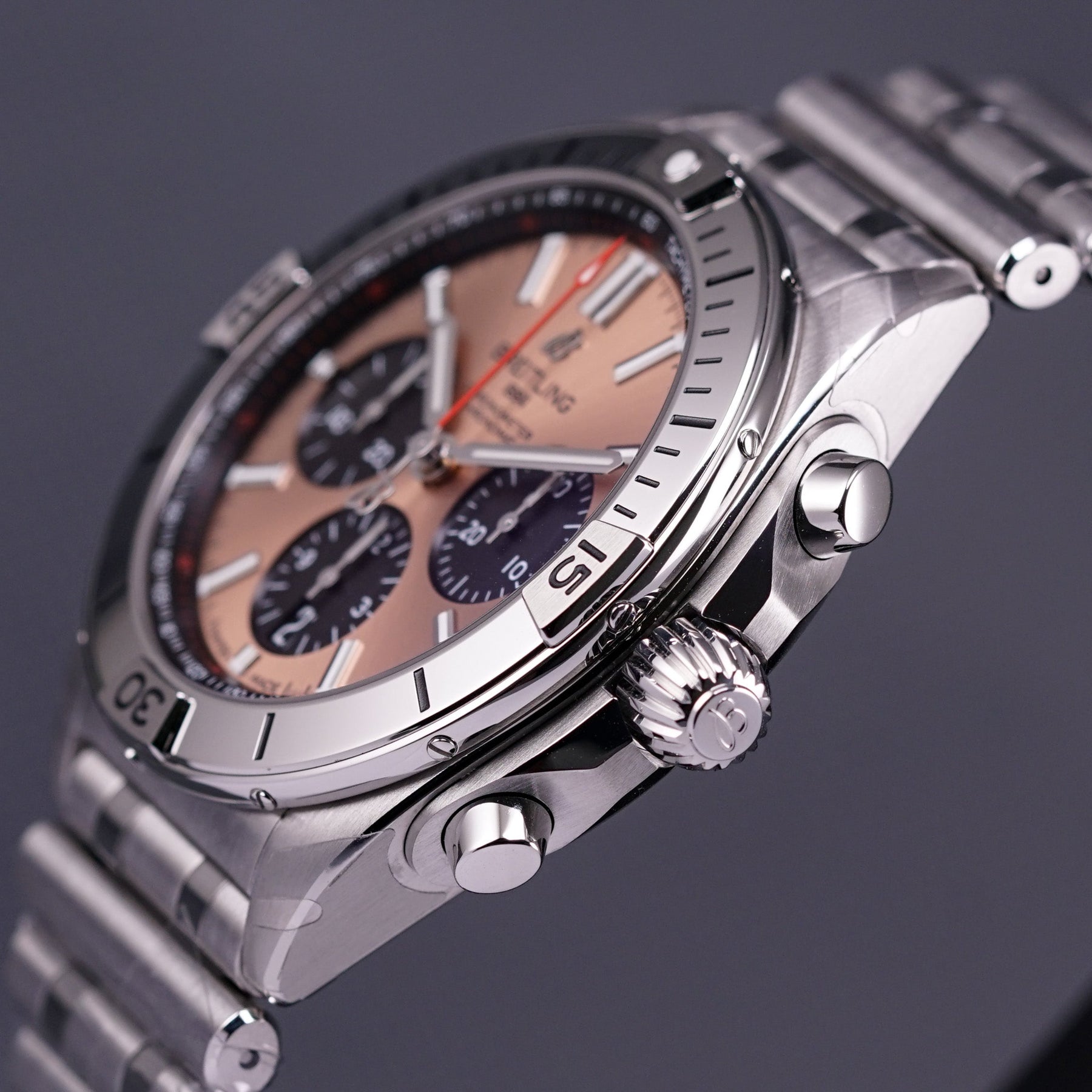 CHRONOMAT B01 SALMON DIAL