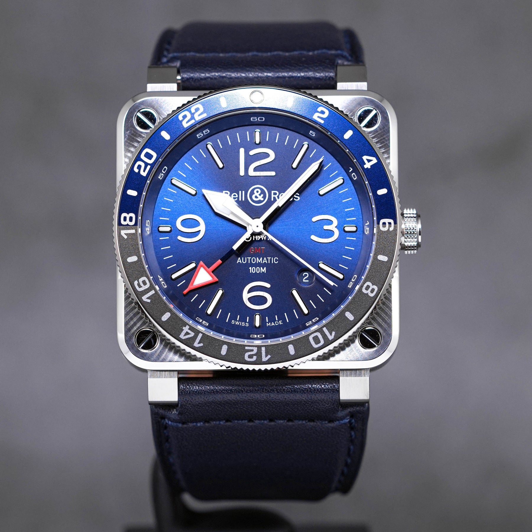 BR03-93 42MM GMT BLUE STEEL (2023)