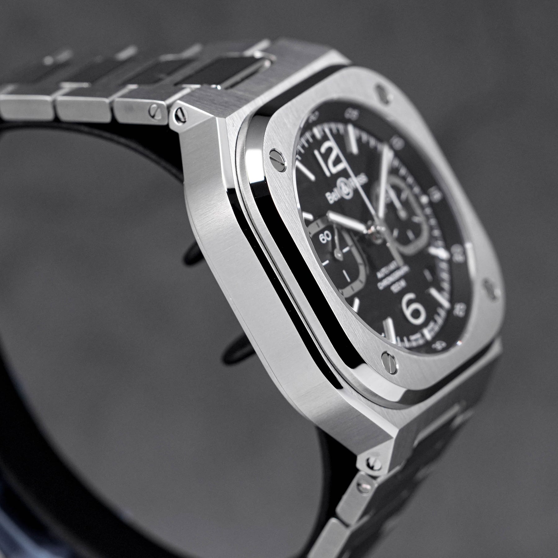 BR 05 42MM BLACK CHRONO STEEL (2023)