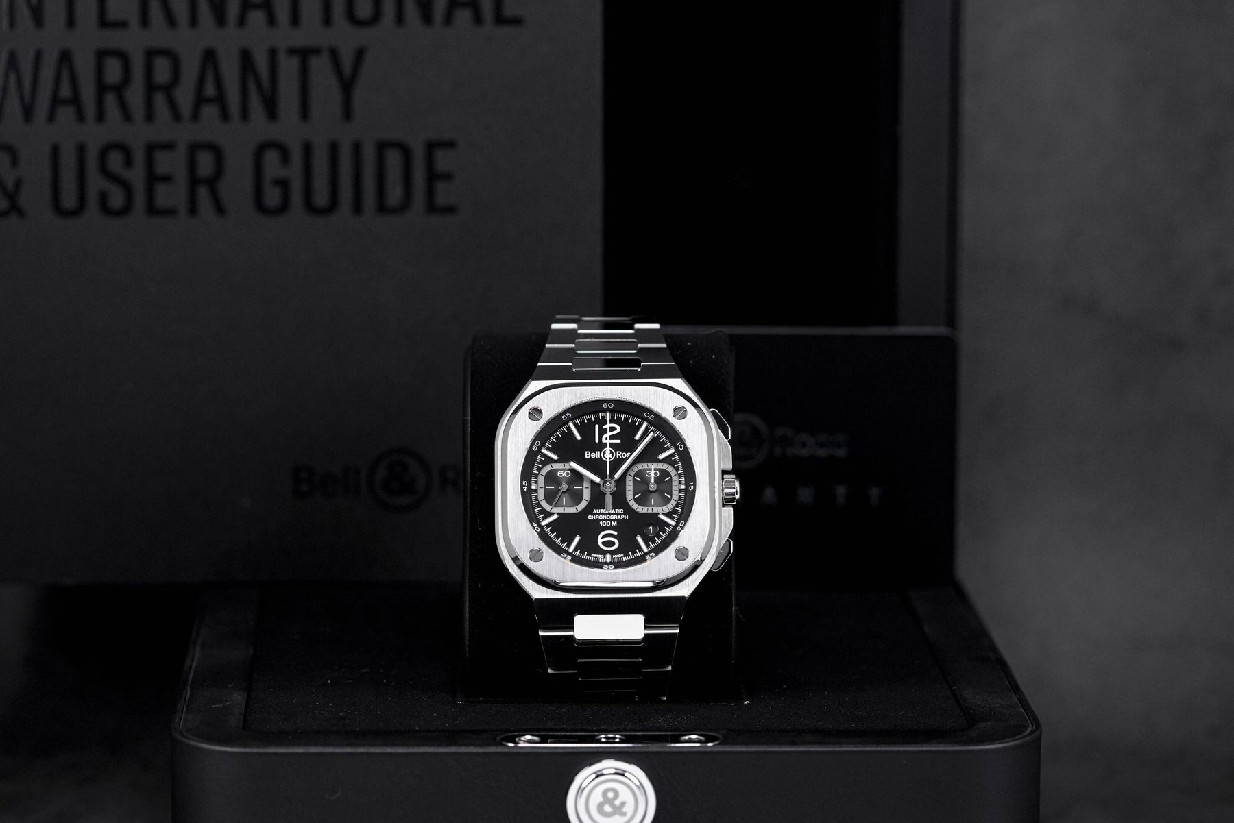 BR 05 42MM BLACK CHRONO STEEL (2023)