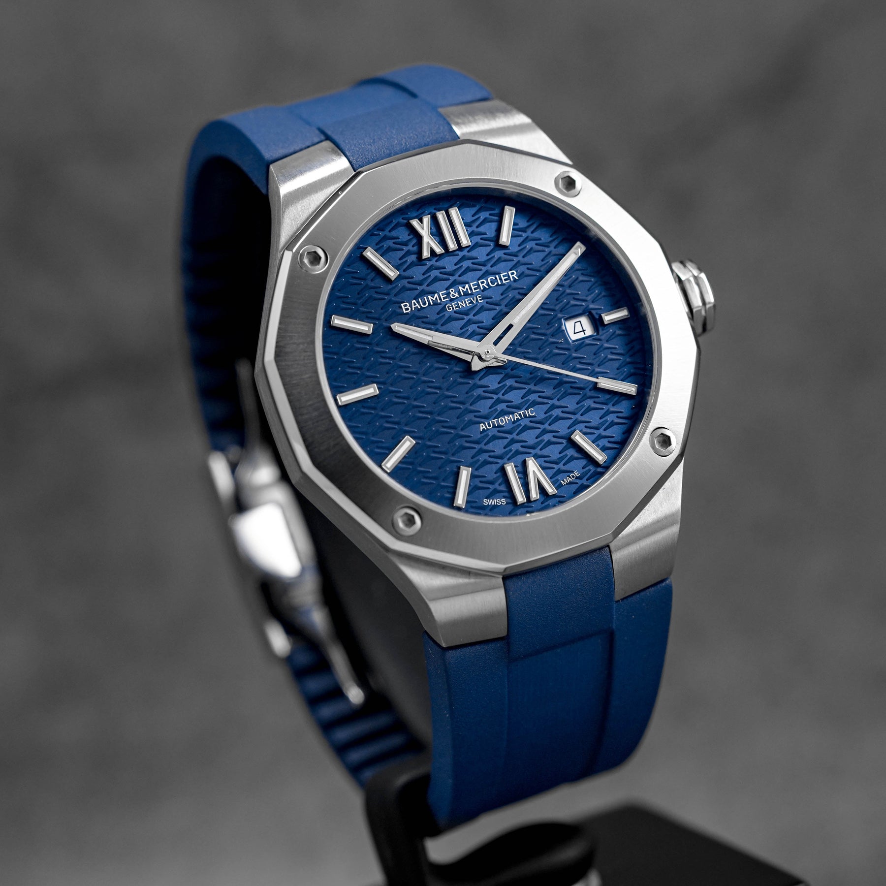 RIVIERA 10619 BLUE DIAL RUBBER STRAP (2022)