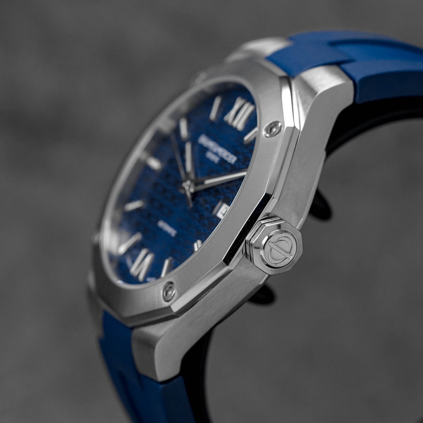 RIVIERA 10619 BLUE DIAL RUBBER STRAP (2022)