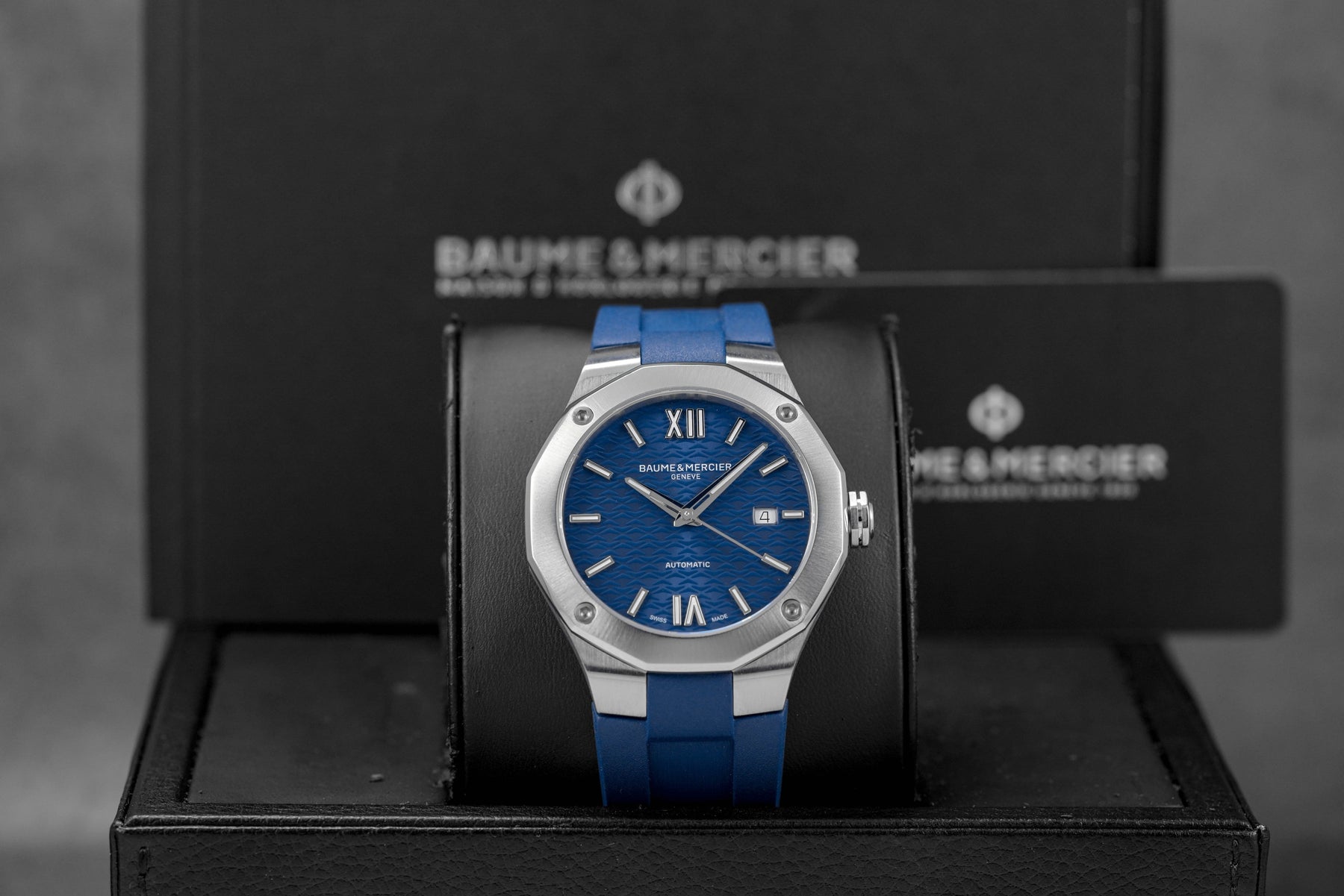 RIVIERA 10619 BLUE DIAL RUBBER STRAP (2022)