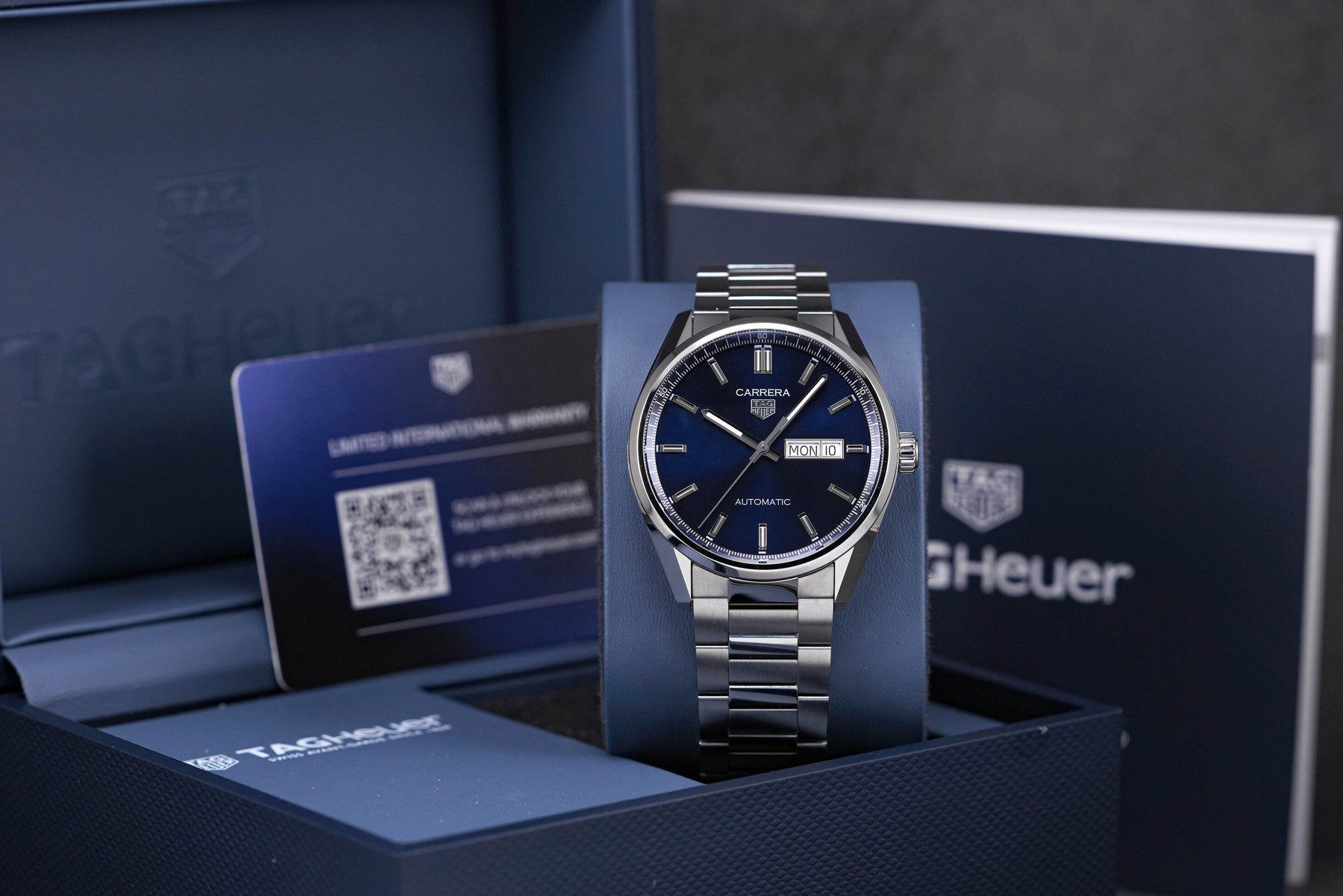 CARRERA 41MM DAY-DATE BLUE DIAL (2023)
