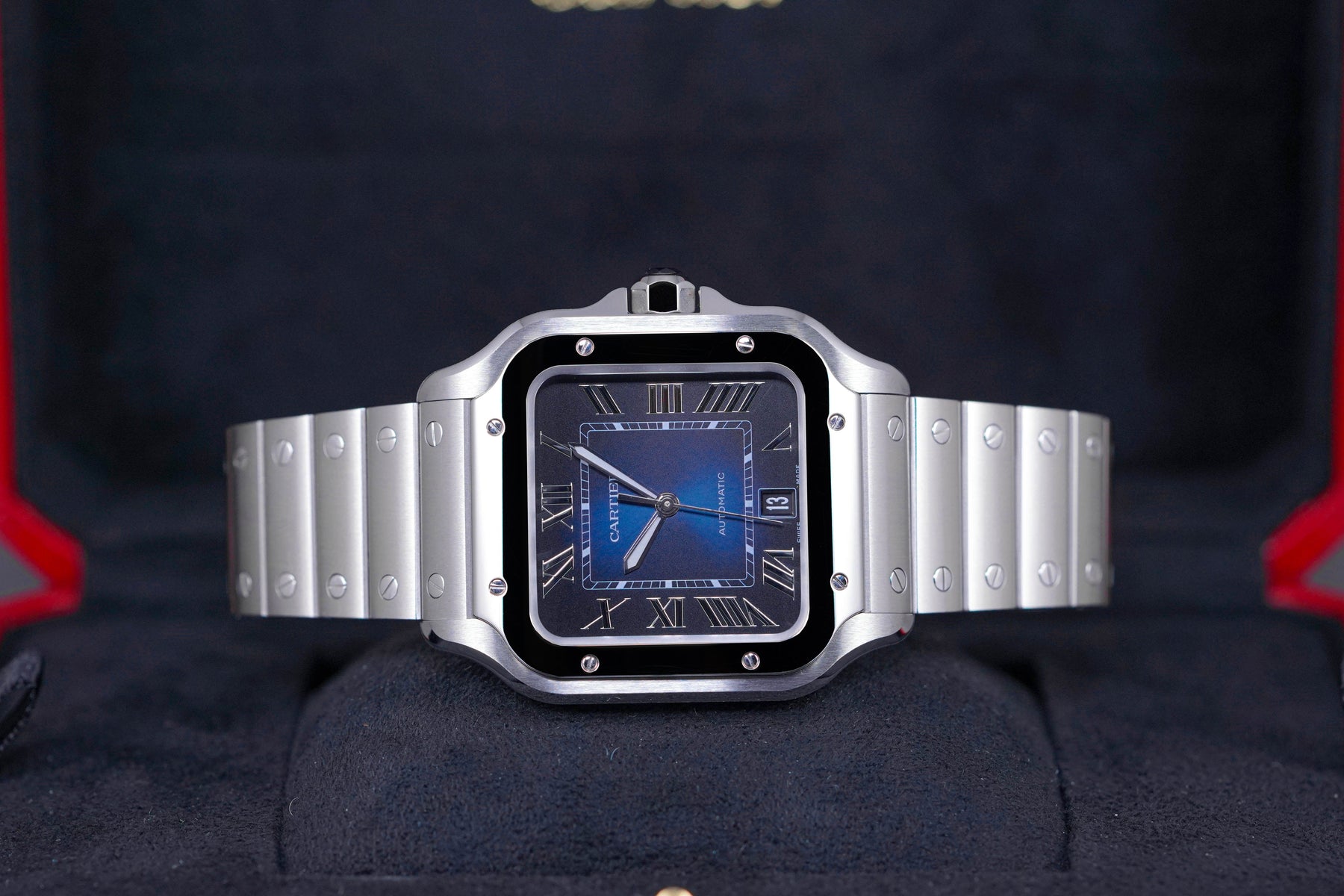 SANTOS DE CARTIER LARGE BLUE DIAL (2023)