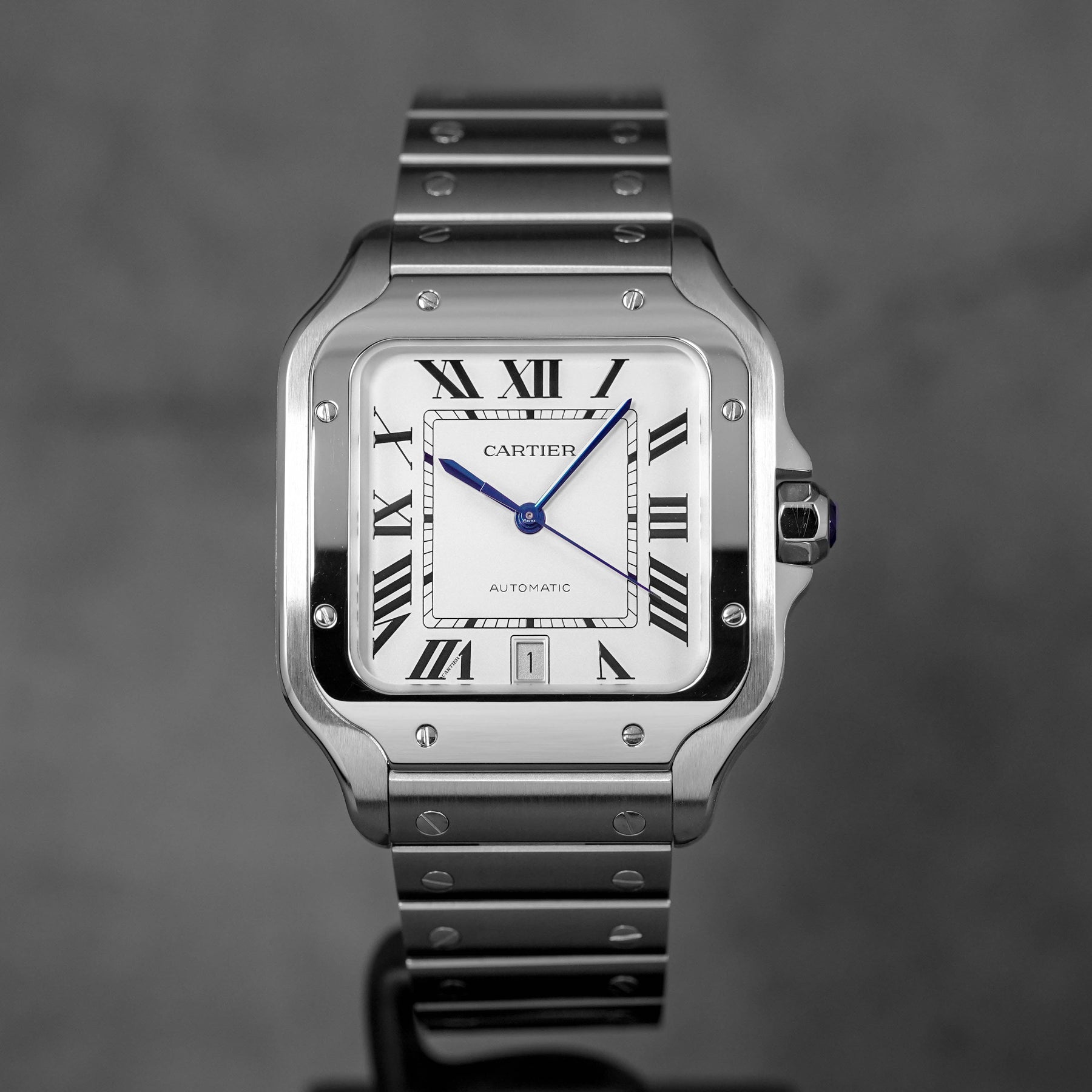 Harga Cartier Santos De Cartier L Silver