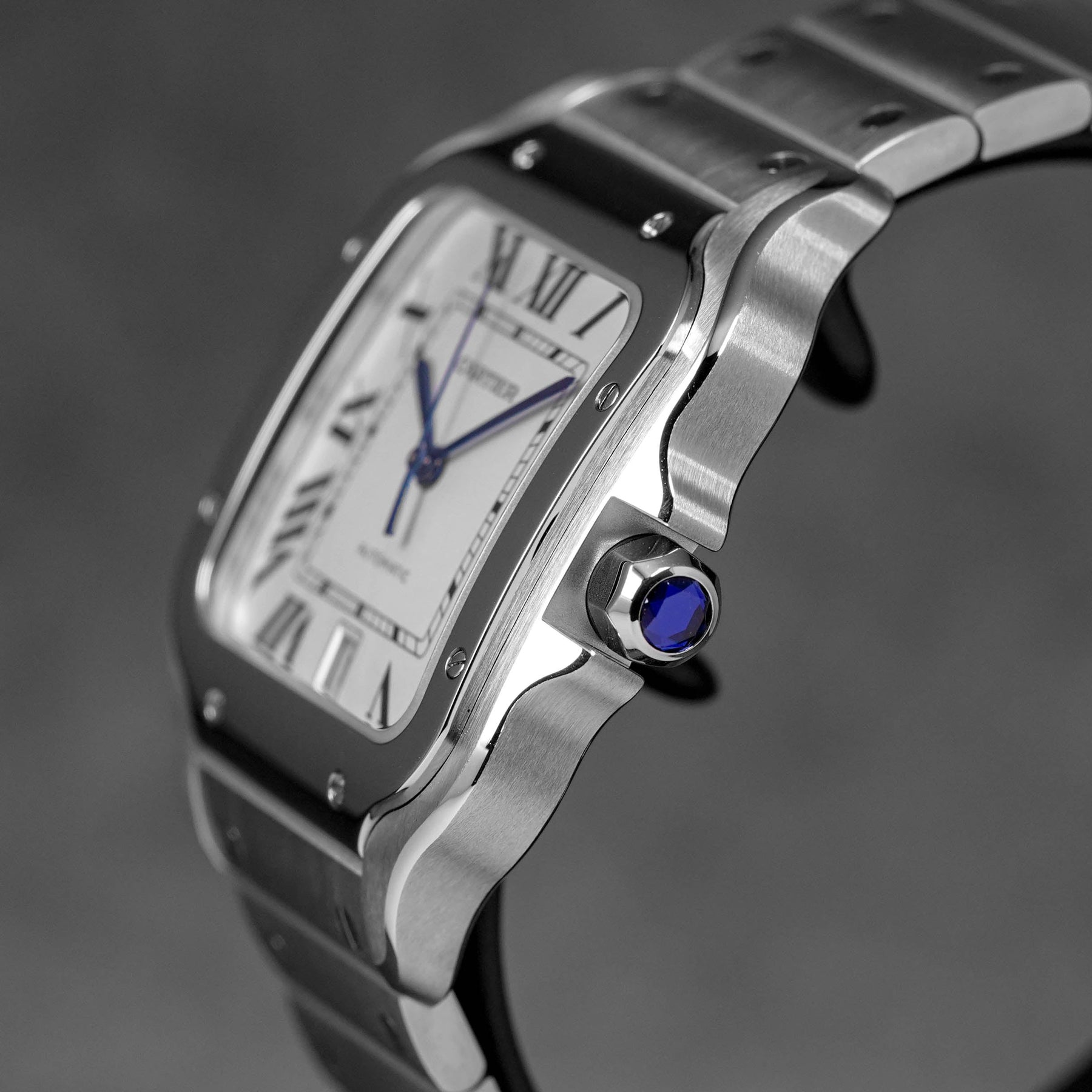 Harga Cartier Santos De Cartier L Silver
