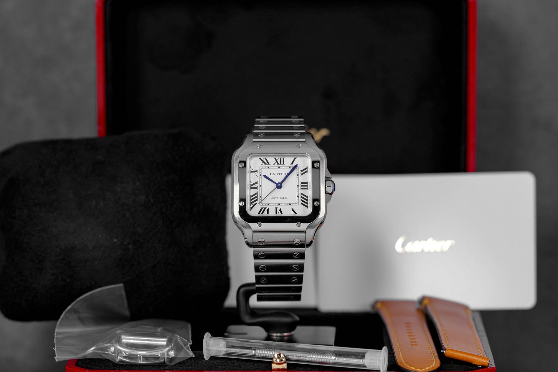 Harga Cartier Santos De Cartier M Silver