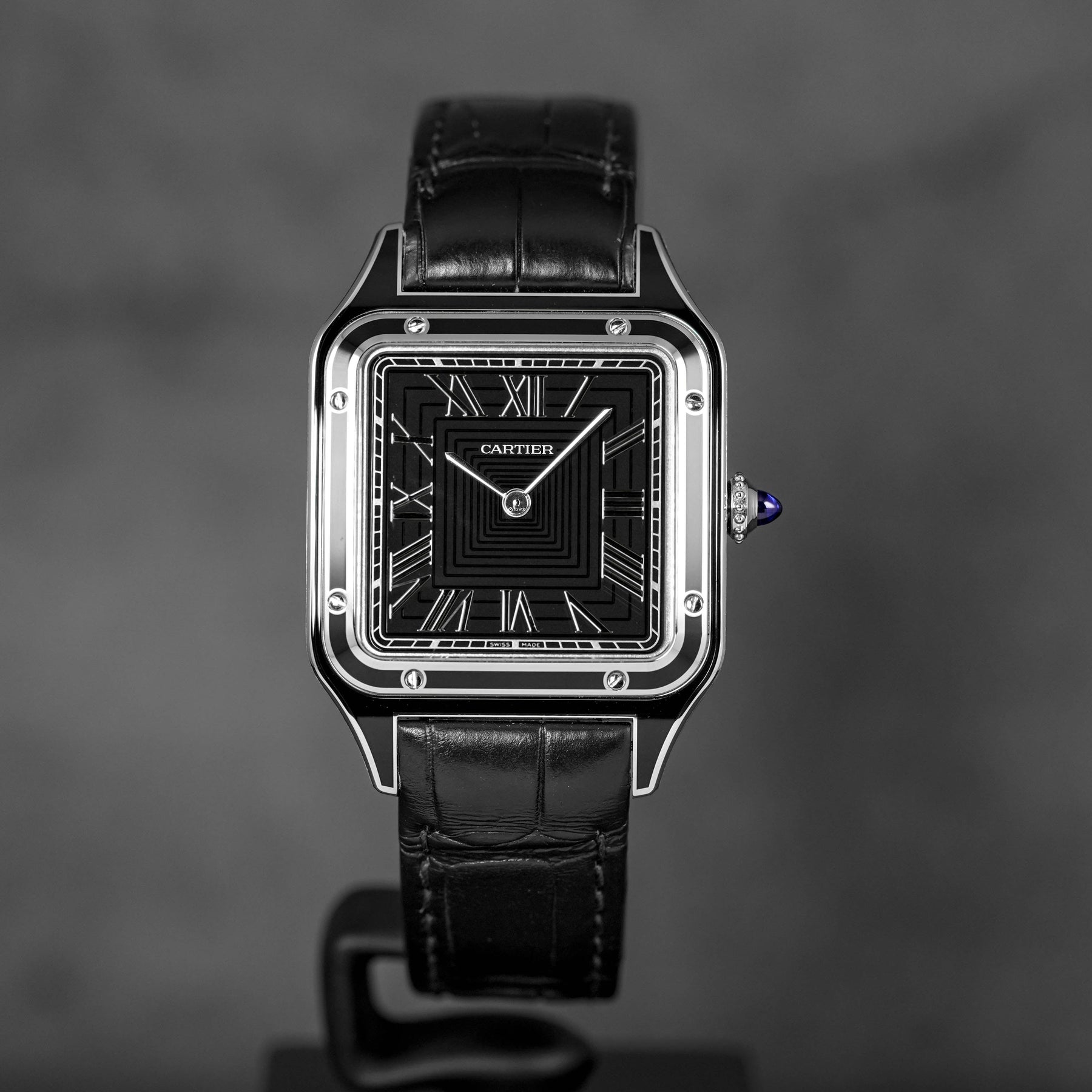 SANTOS DUMONT L BLACK LACQUER DIAL (2025)