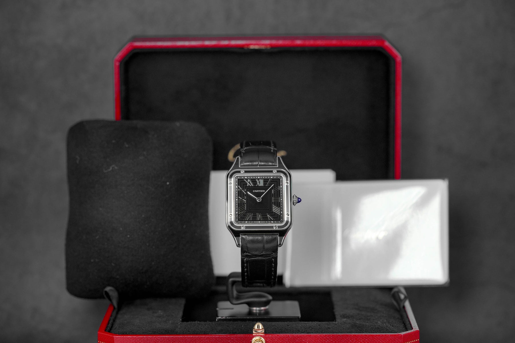 SANTOS DUMONT L BLACK LACQUER DIAL (2025)