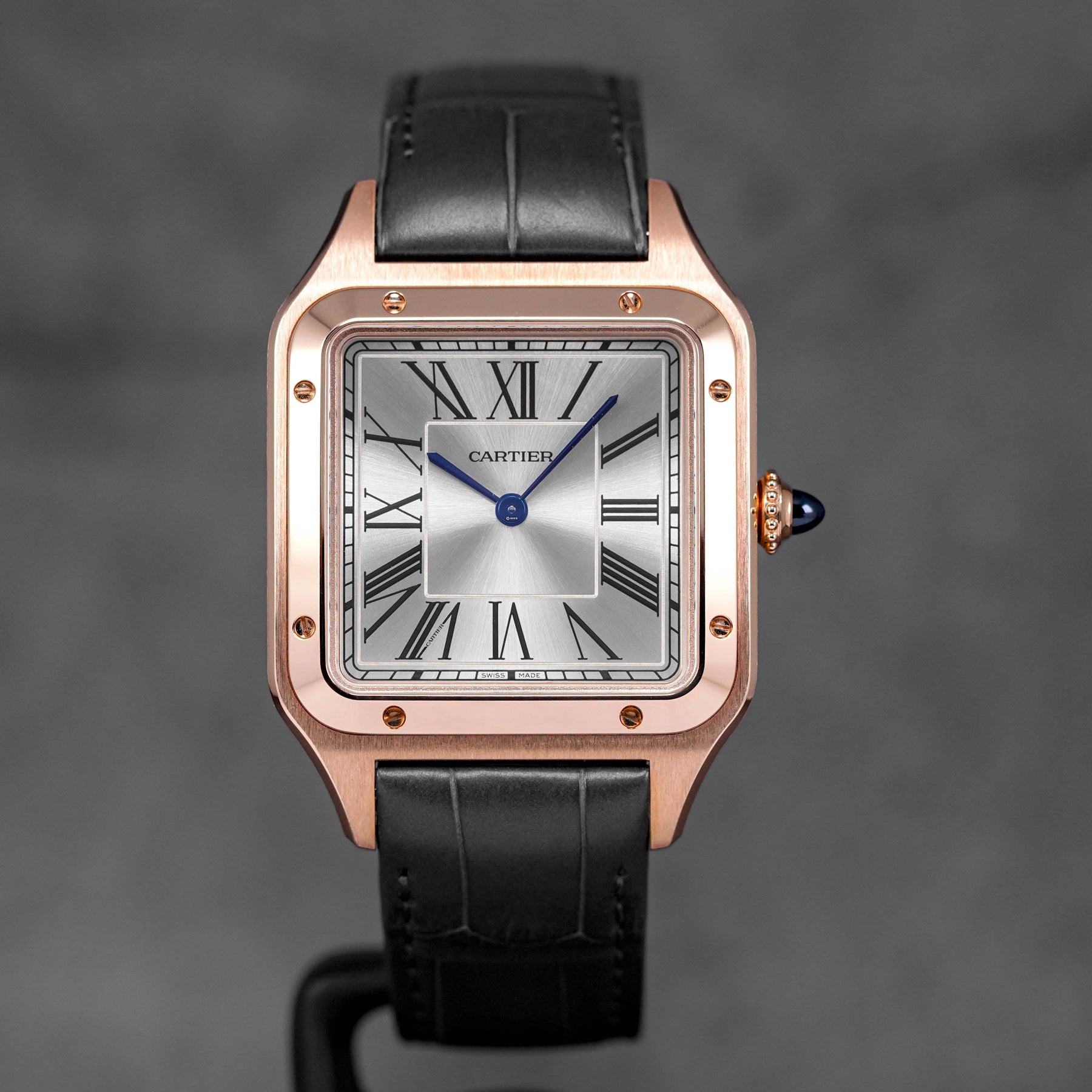 Harga Cartier Santos Dumont L Rosegold Silver