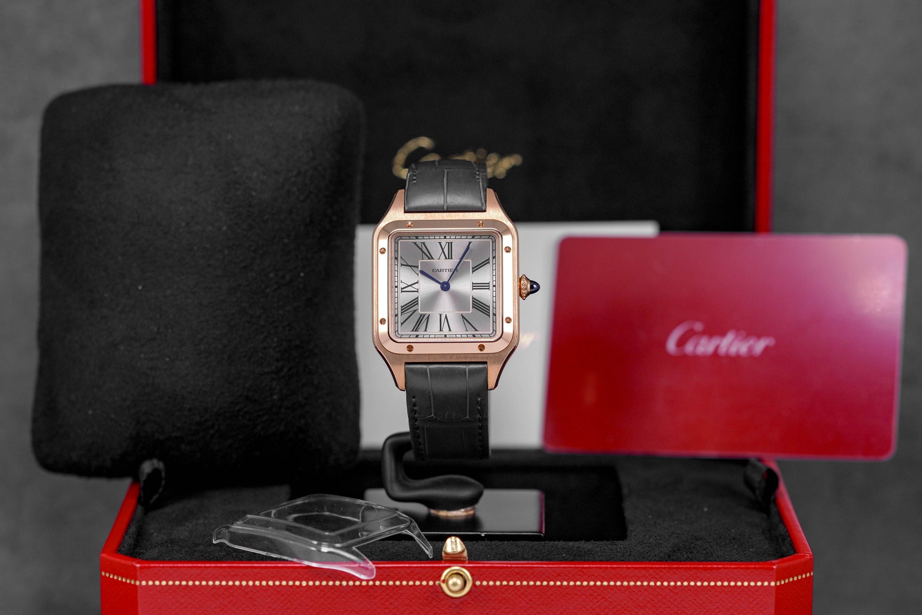 Harga Cartier Santos Dumont L Rosegold Silver