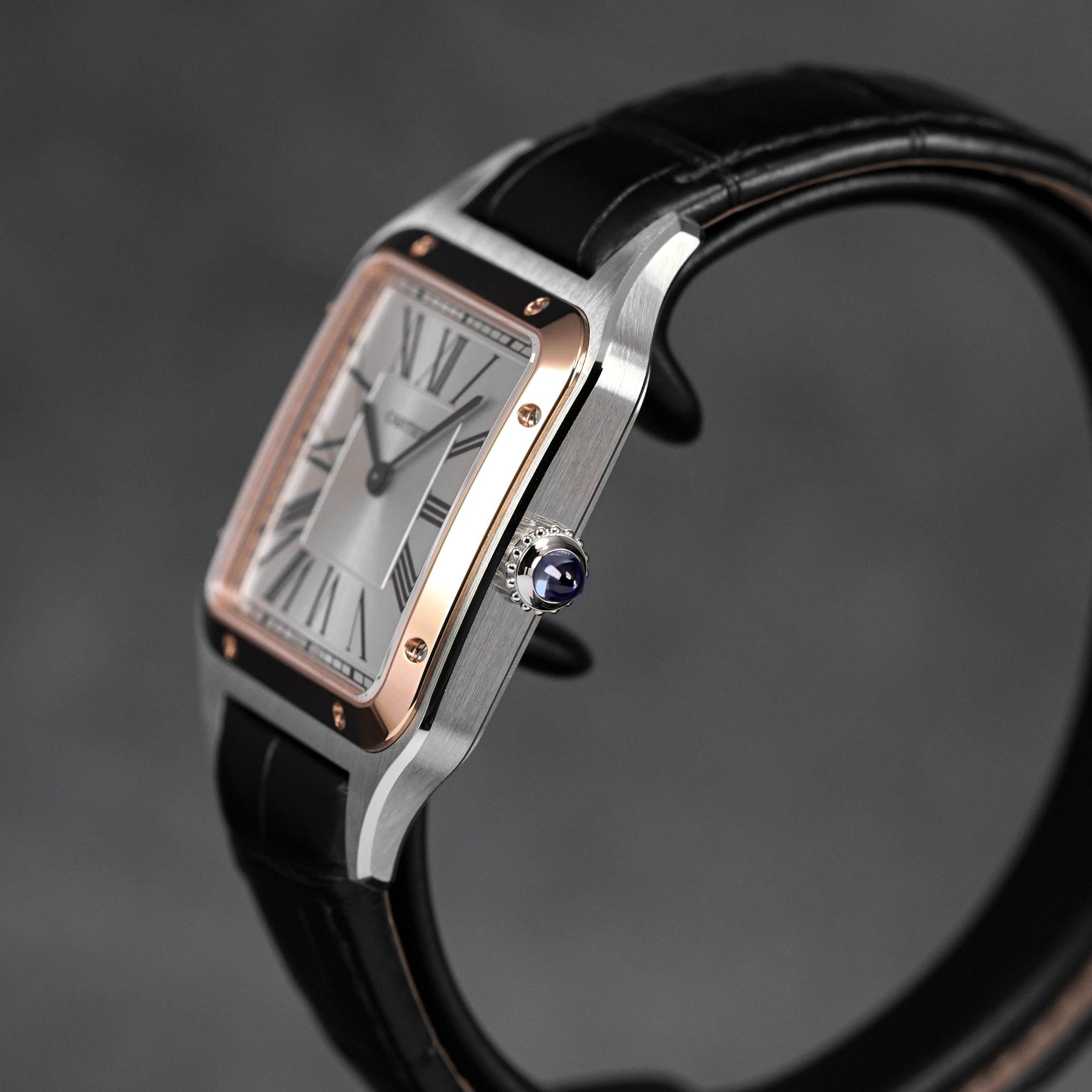 Harga Cartier Santos Dumont L Twotone Rosegold Silver Terbaru