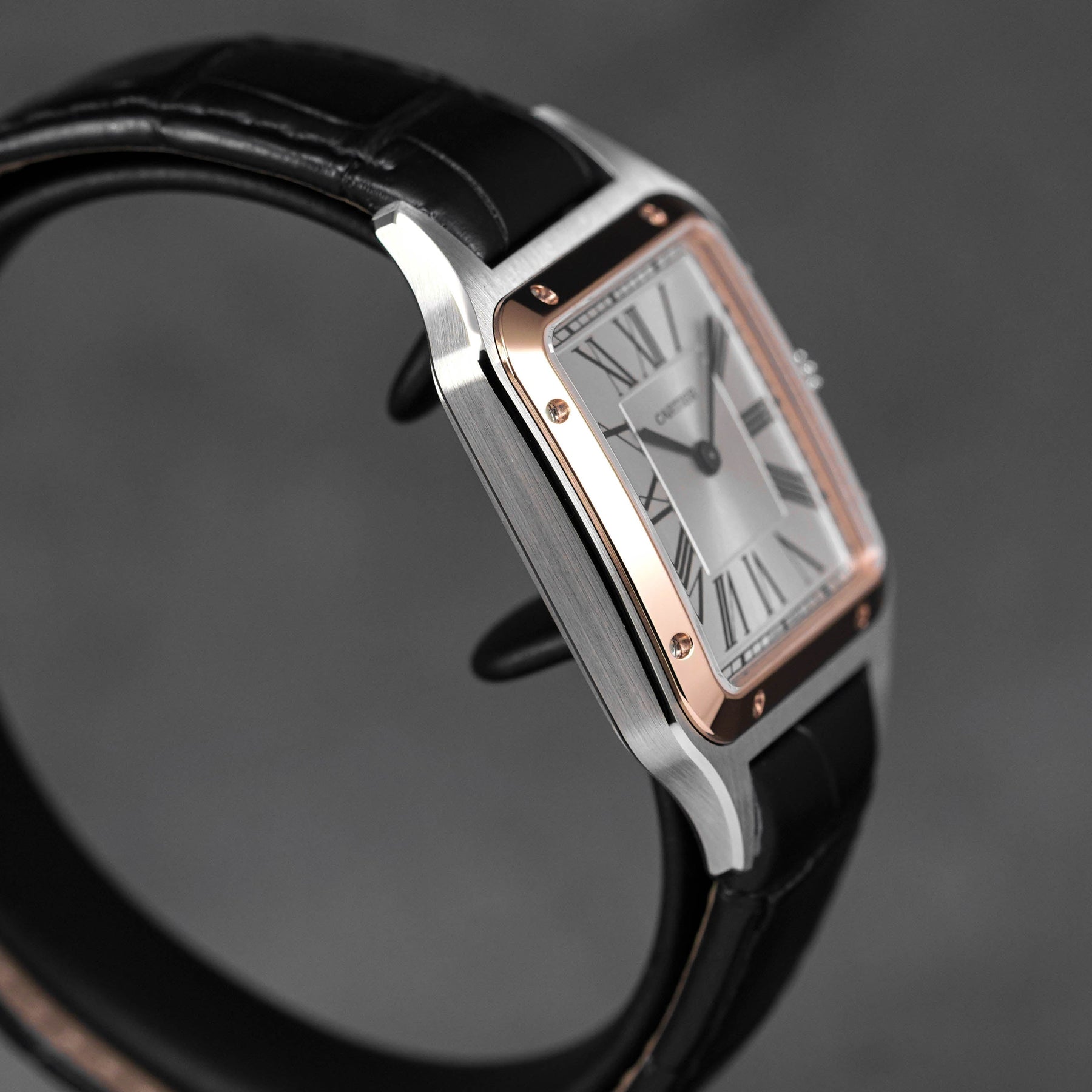 Harga Cartier Santos Dumont L Twotone Rosegold Silver Terbaru
