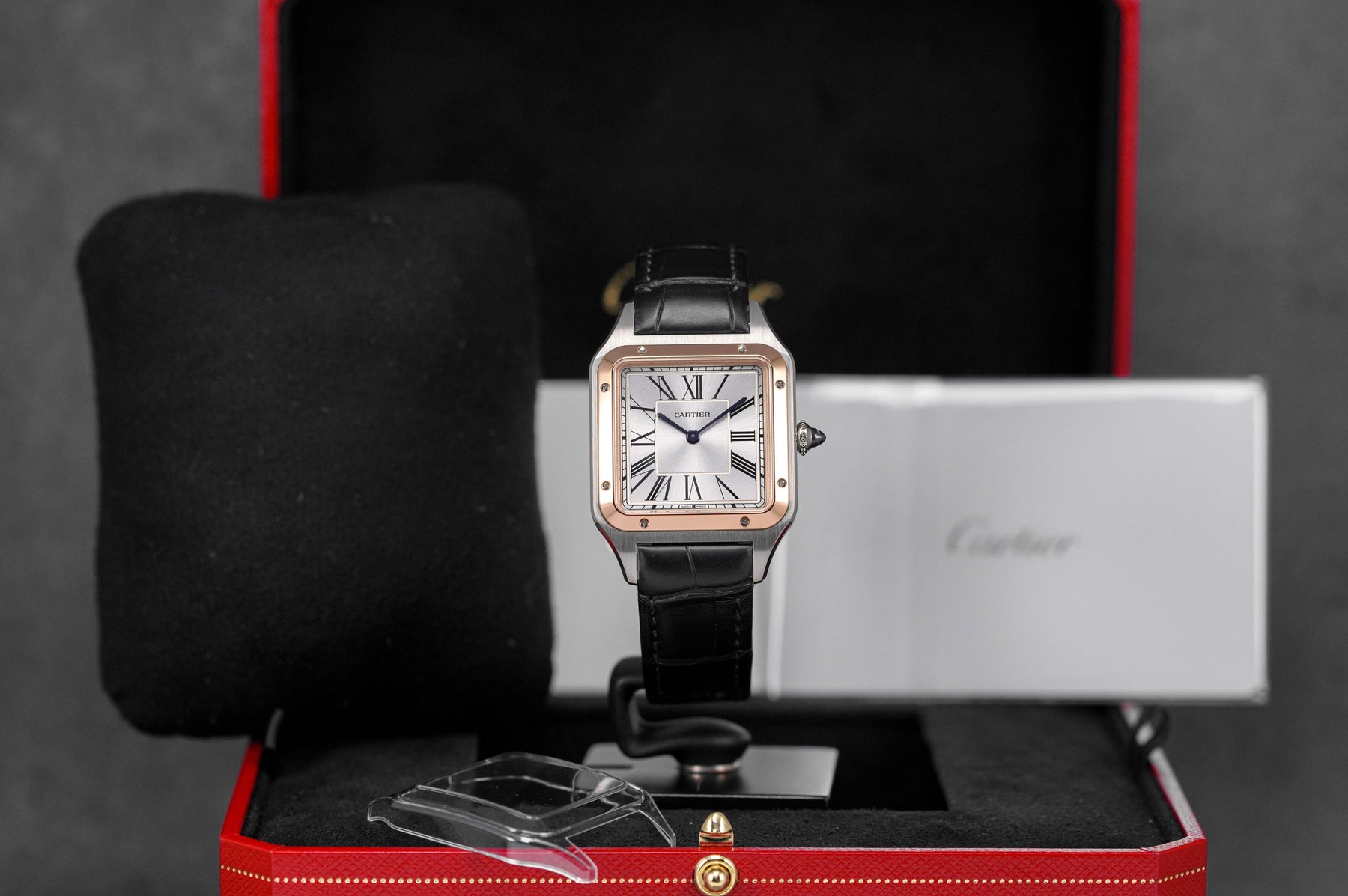 Harga Cartier Santos Dumont L Twotone Rosegold Silver Terbaru