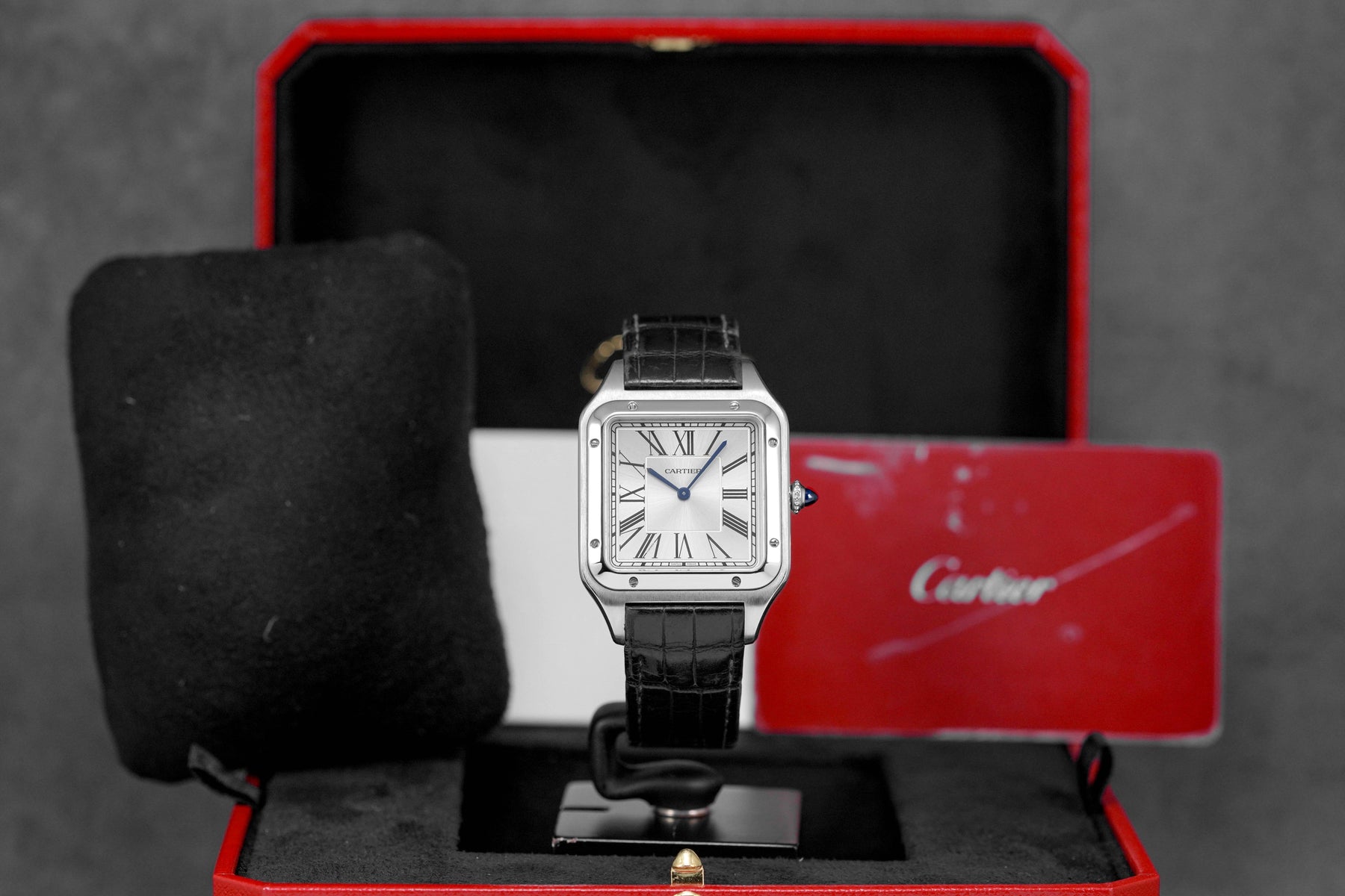 Harga Cartier Santos Dumont XL Silver