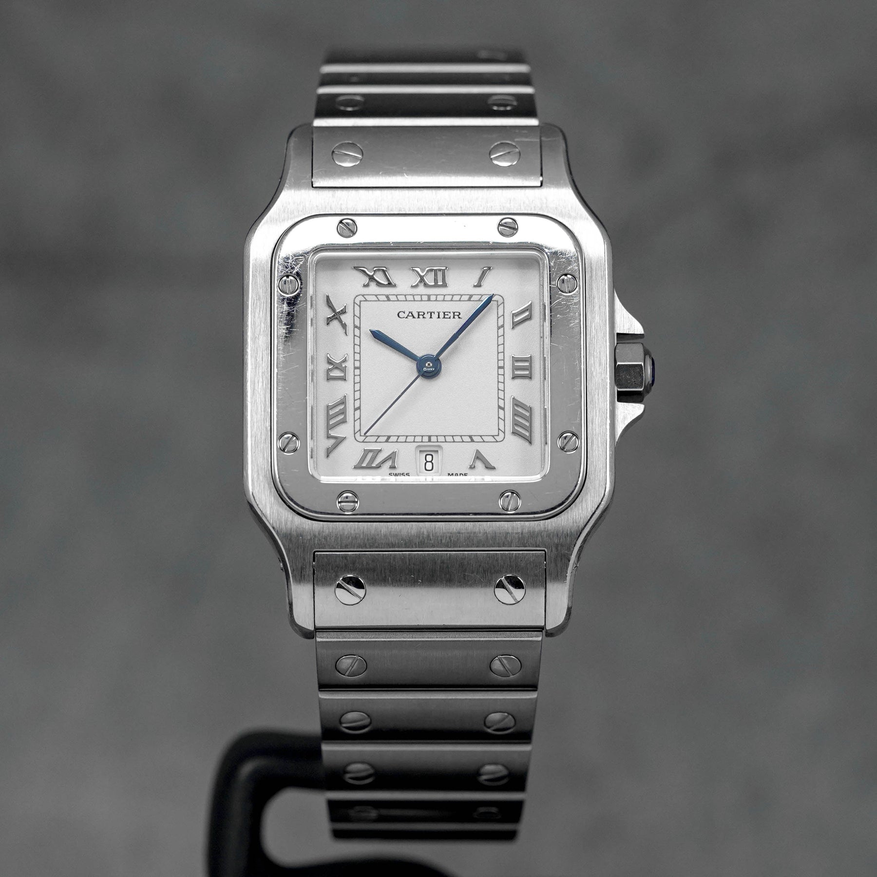 Harga Cartier Santos Galbee L Silver