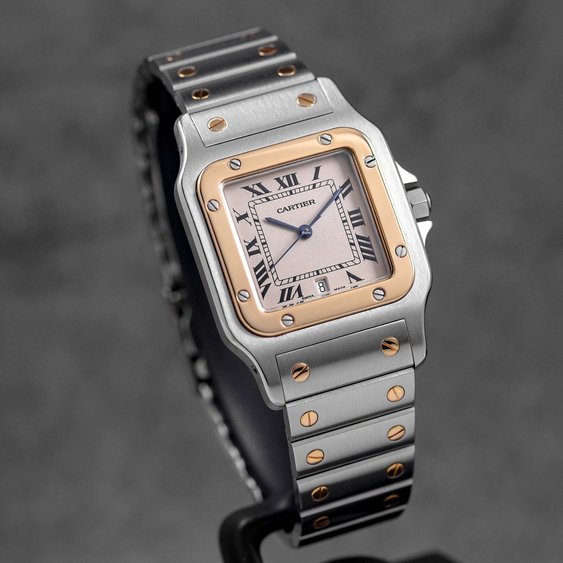 SANTOS GALBEE TWOTONE YELLOWGOLD L IVORY DIAL (WATCH ONLY)