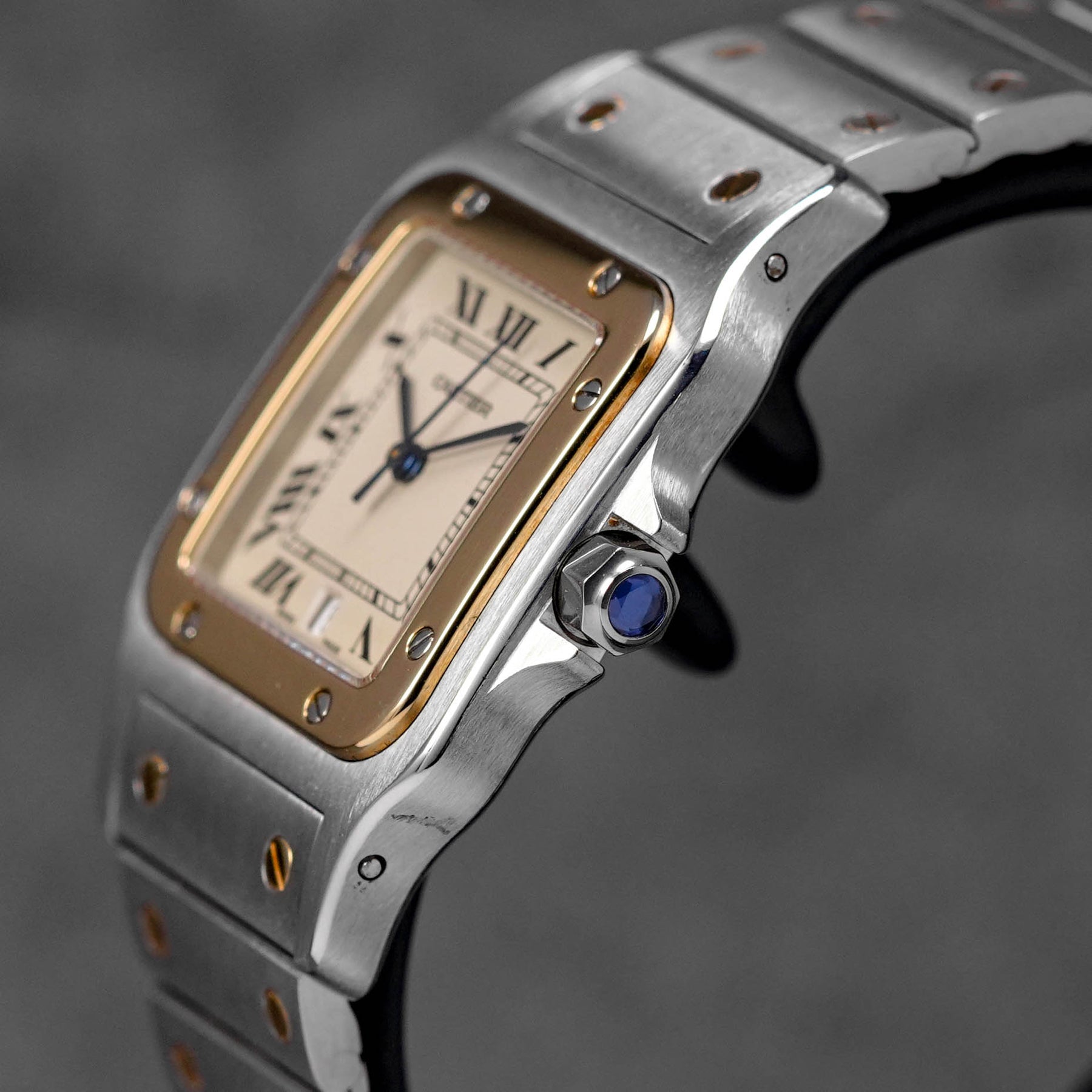 SANTOS GALBEE TWOTONE YELLOWGOLD L IVORY DIAL (WATCH ONLY)