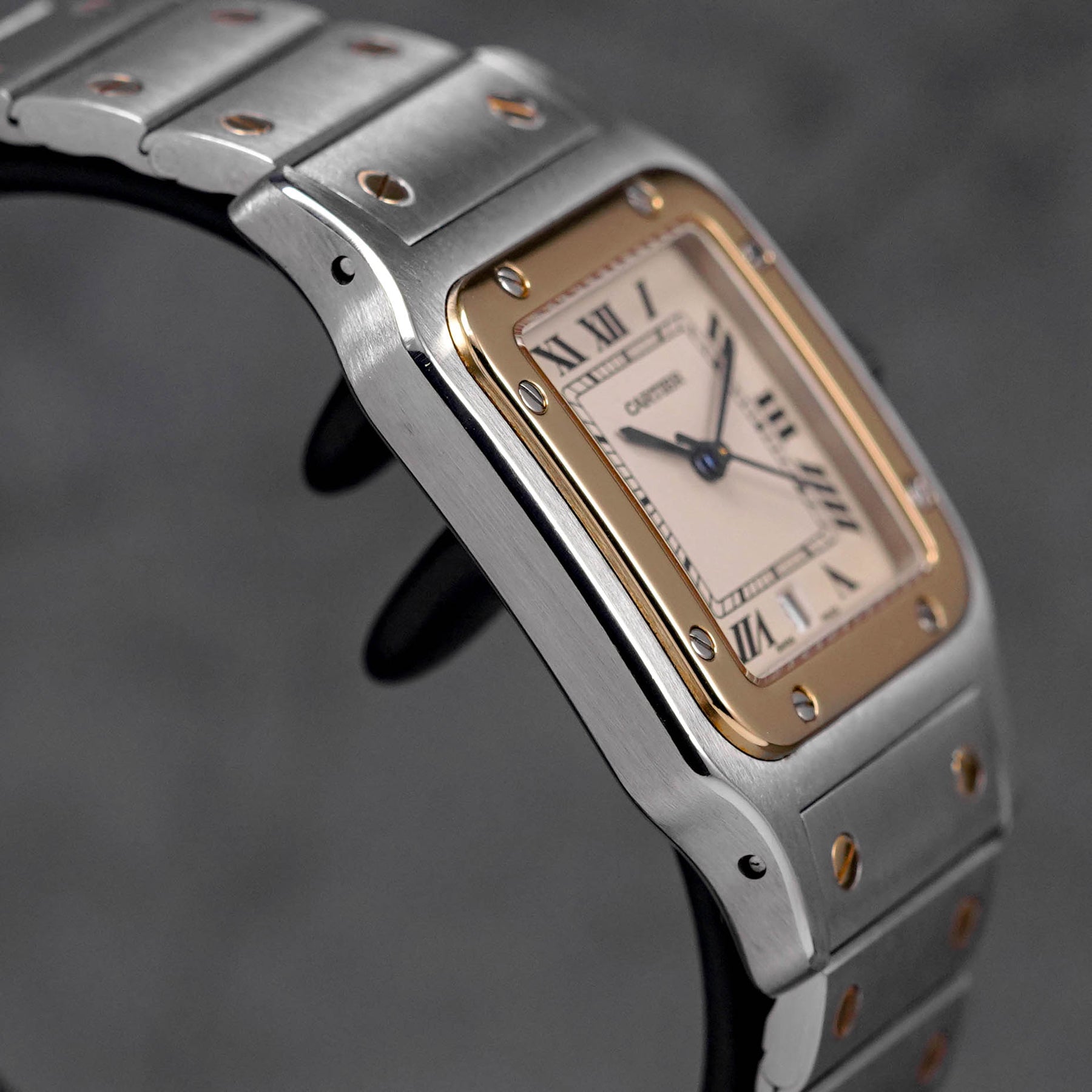 SANTOS GALBEE TWOTONE YELLOWGOLD L IVORY DIAL (WATCH ONLY)
