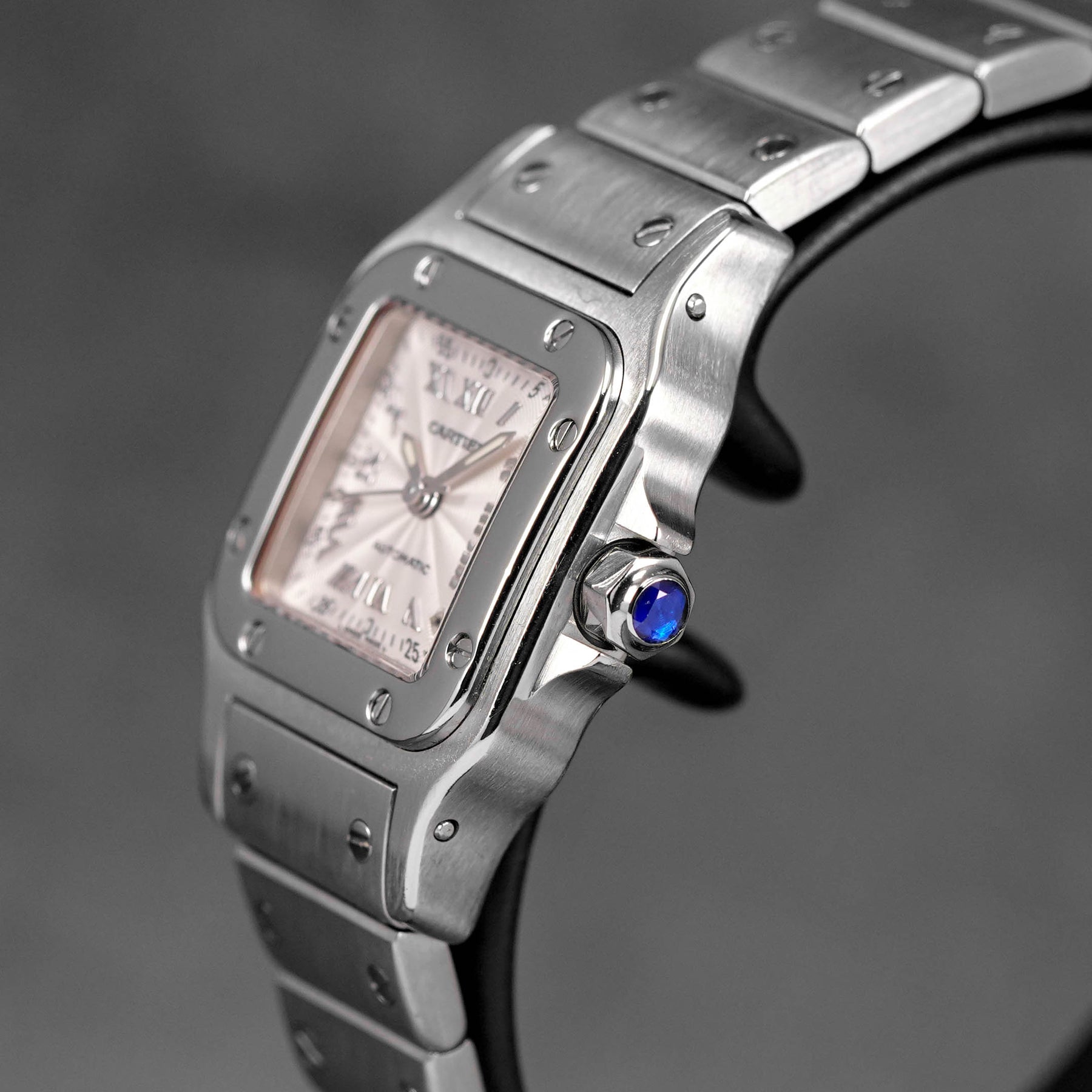 Harga Cartier Santos Galbee S Silver