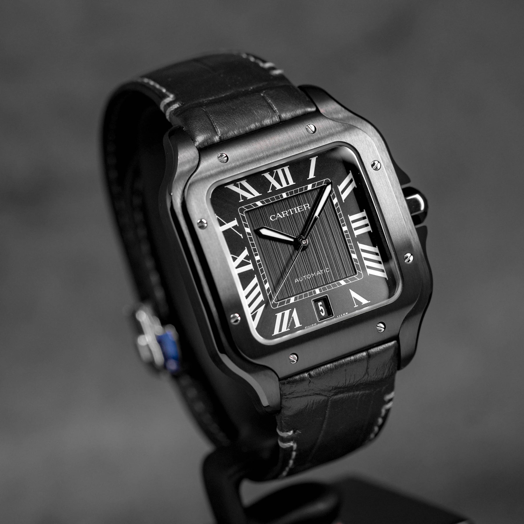 Harga Cartier Santos L ADLC Black Terbaru