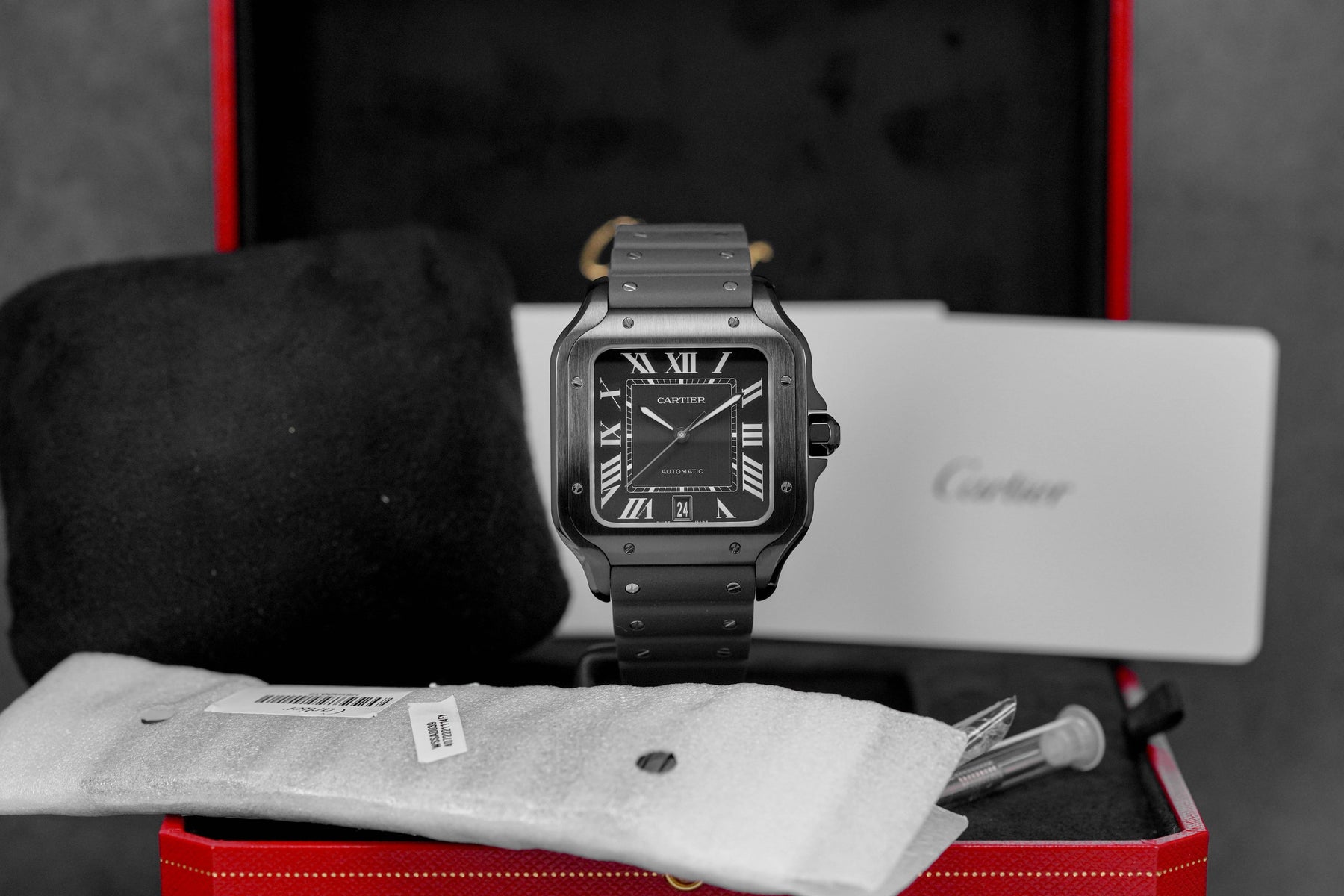Harga Cartier Santos L ADLC Black Terbaru