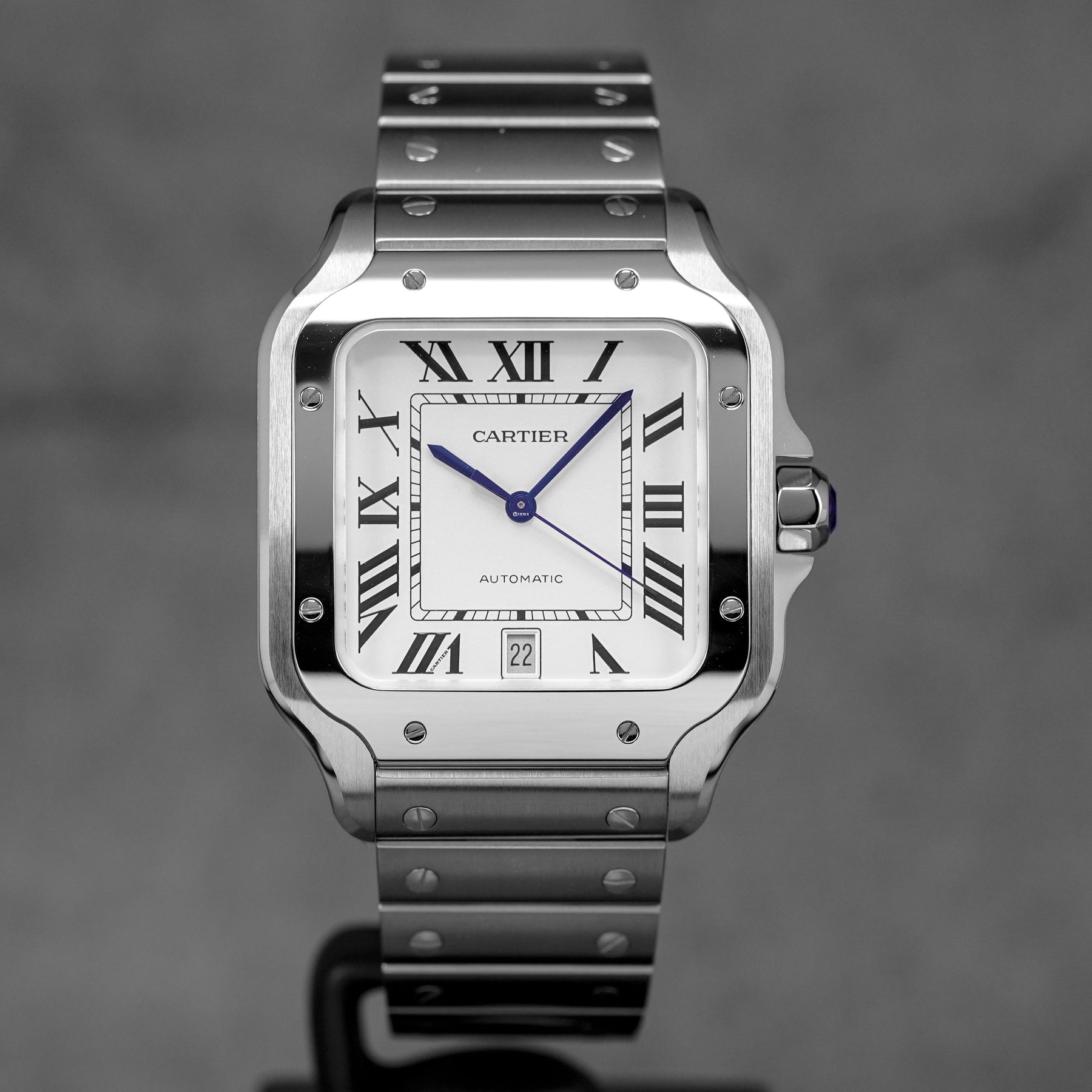 Harga Cartier Santos L Silver