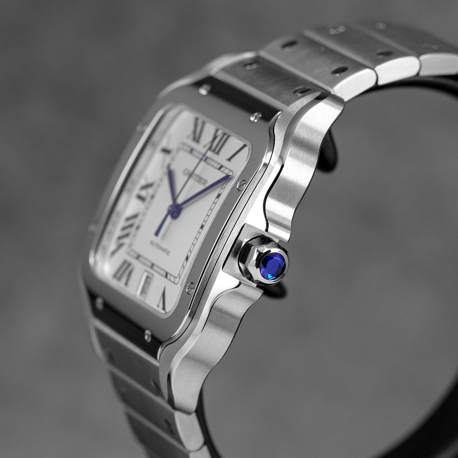 Harga Cartier Santos L Silver