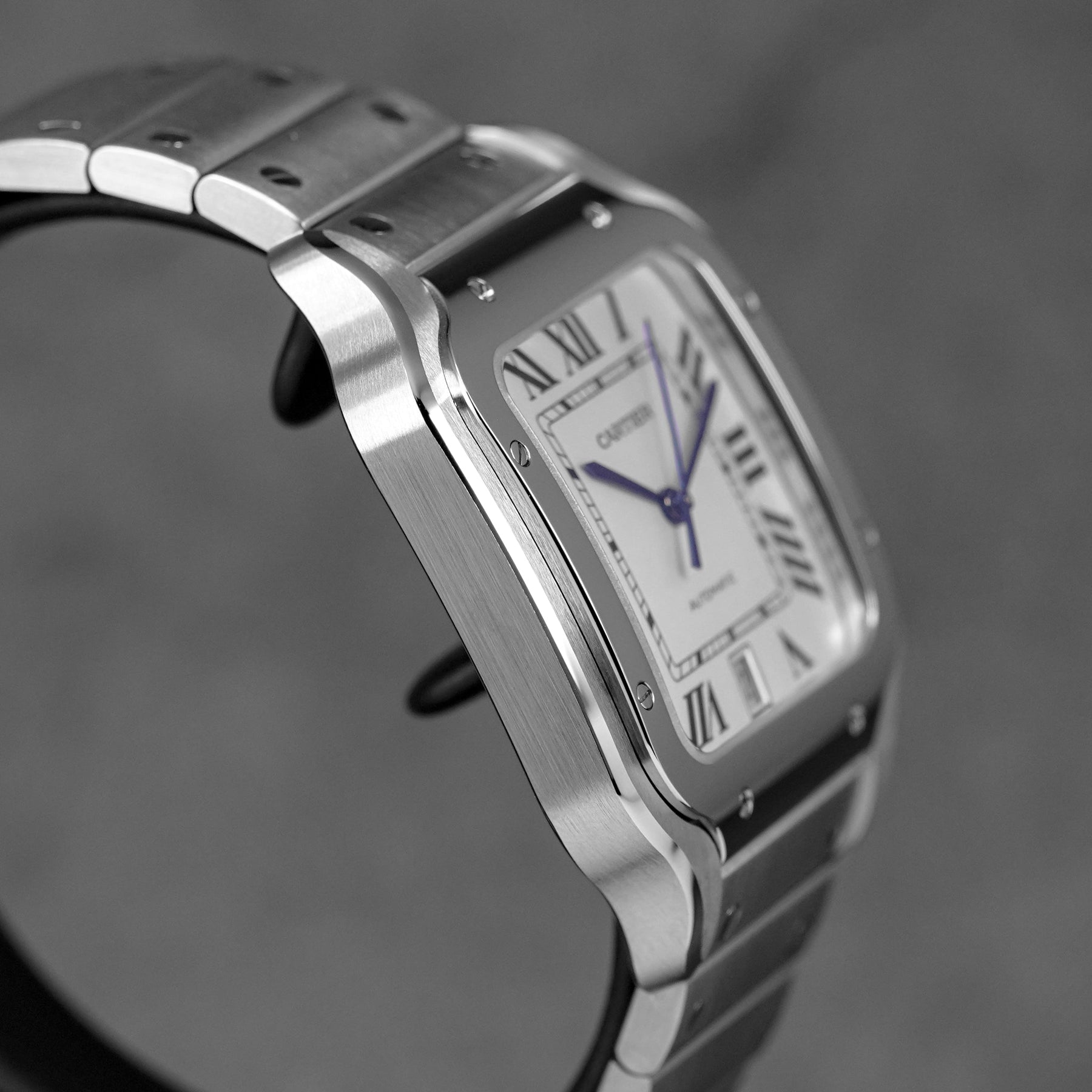 Harga Cartier Santos L Silver