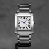 Harga Cartier Tank Francaise L Silver
