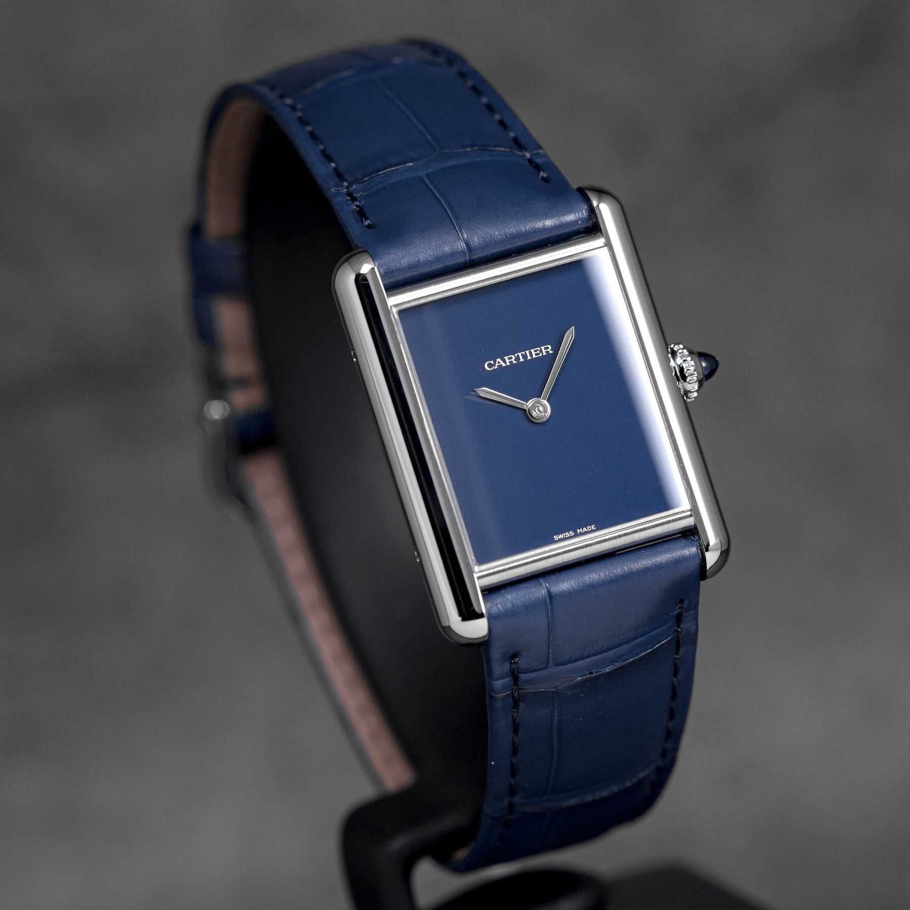 Harga Cartier Tank Must L Blue