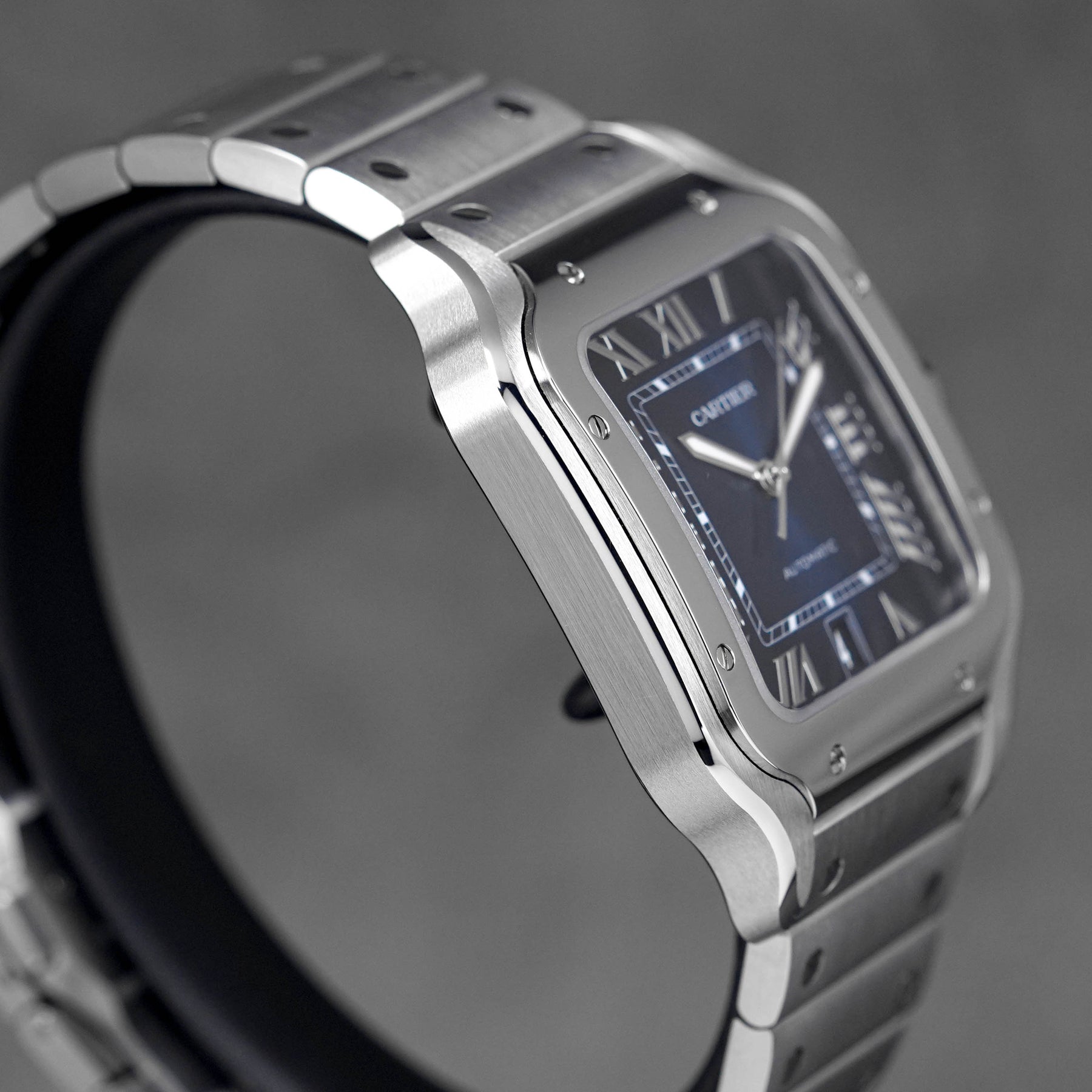 SANTOS DE CARTIER L BLUE DIAL (2024)