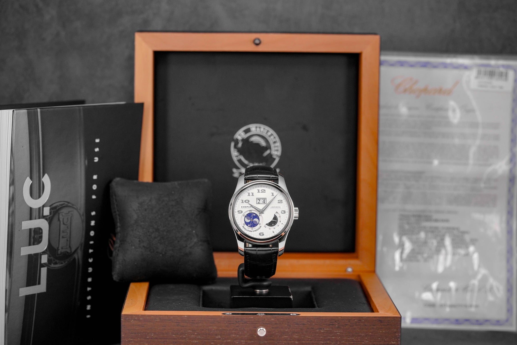 L.U.C LUNAR BIG DATE WHITEGOLD SILVER DIAL LIMITED EDITION (2010)