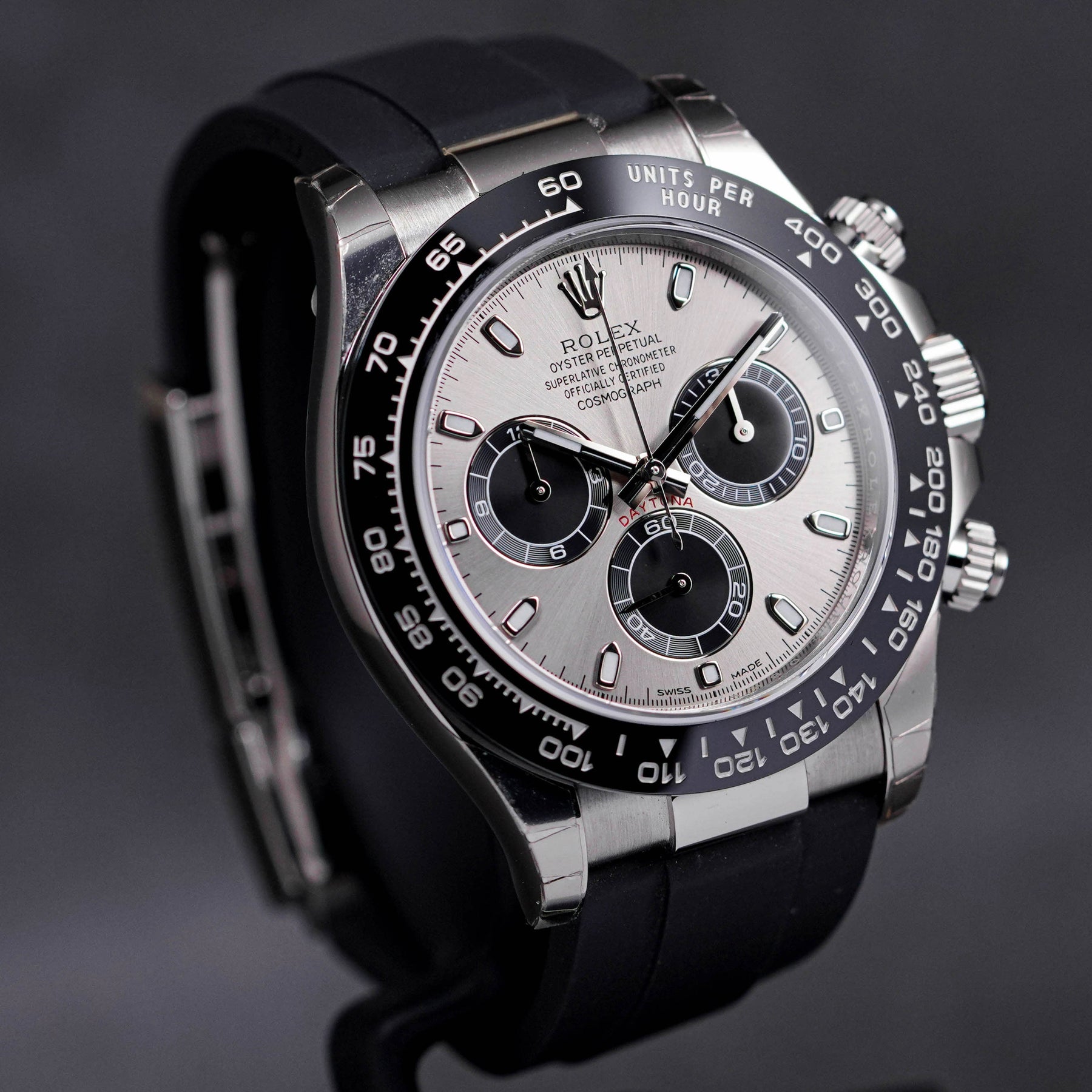 DAYTONA OYSTERFLEX WHITEGOLD GREY DIAL (2018)