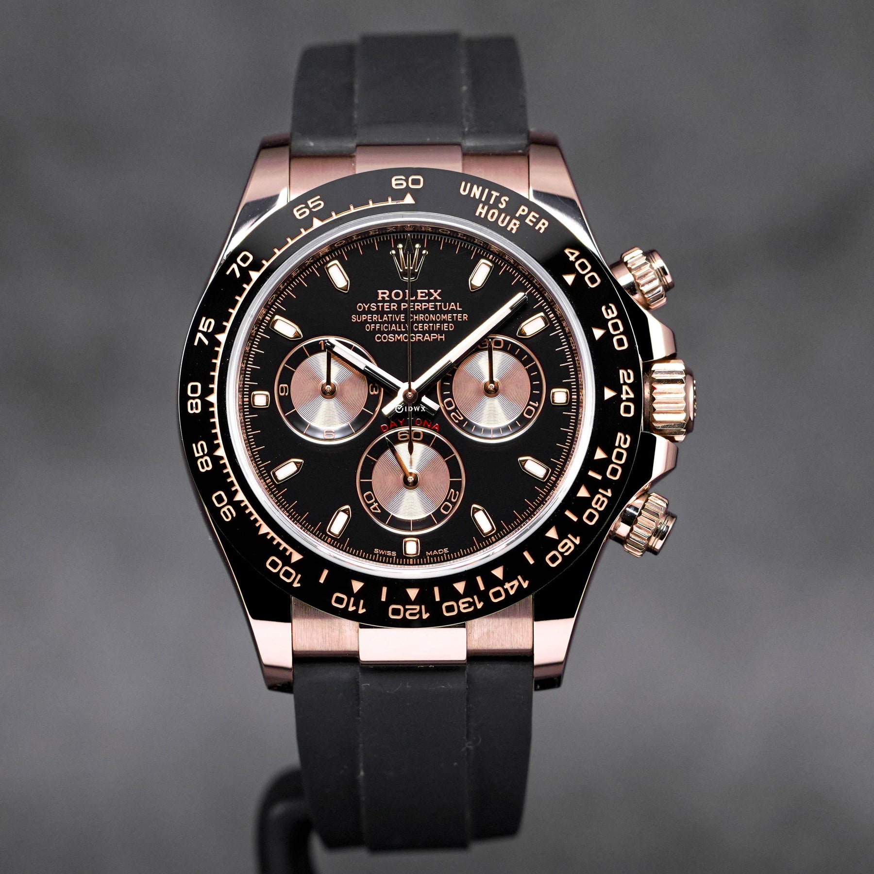 DAYTONA OYSTERFLEX ROSEGOLD BLACK DIAL (2020)
