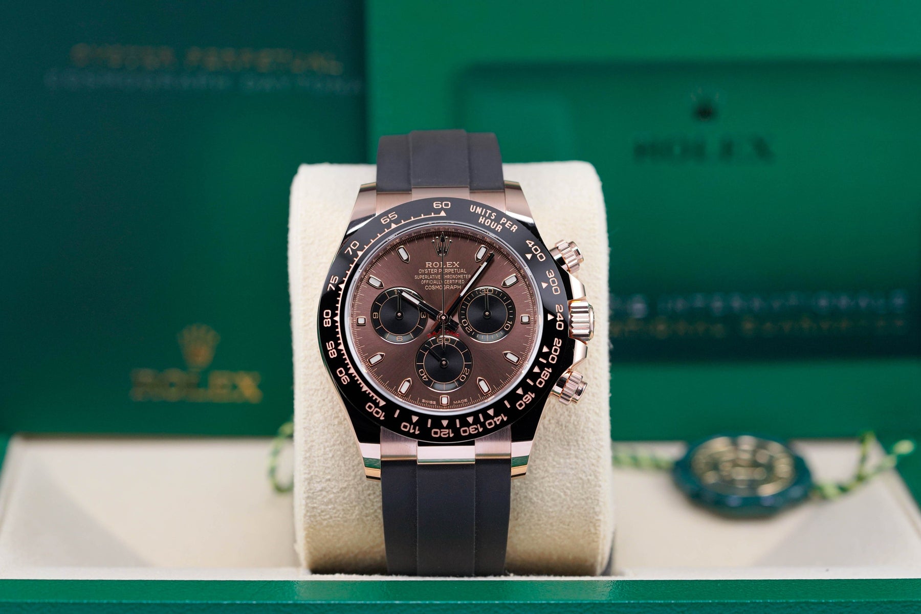 DAYTONA OYSTERFLEX ROSEGOLD CHOCO DIAL (2023)