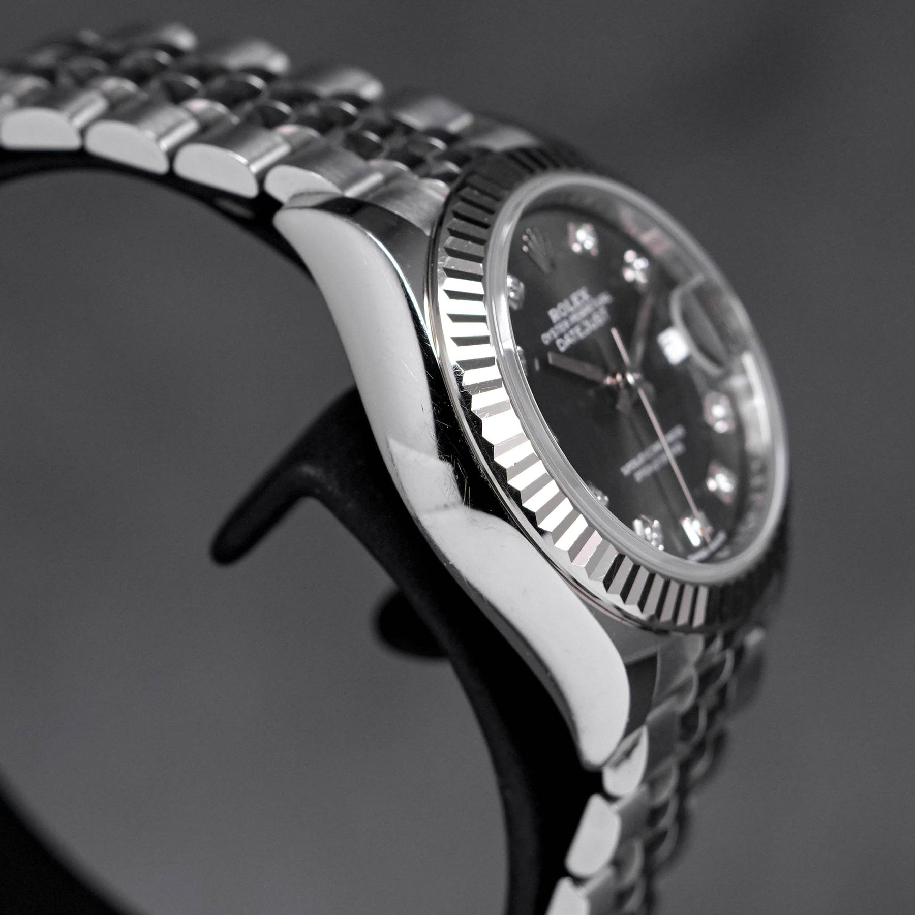 DATEJUST 28MM RHODIUM DIAMOND DIAL (2019)