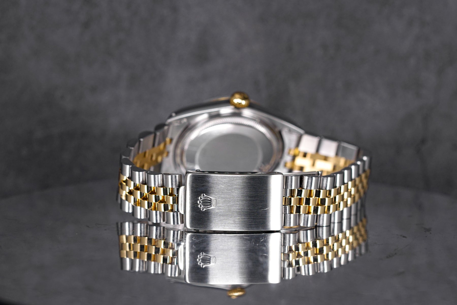 DATEJUST 36MM TWOTONE YELLOWGOLD RED OMBRE DIAMOND DIAL (WATCH ONLY)